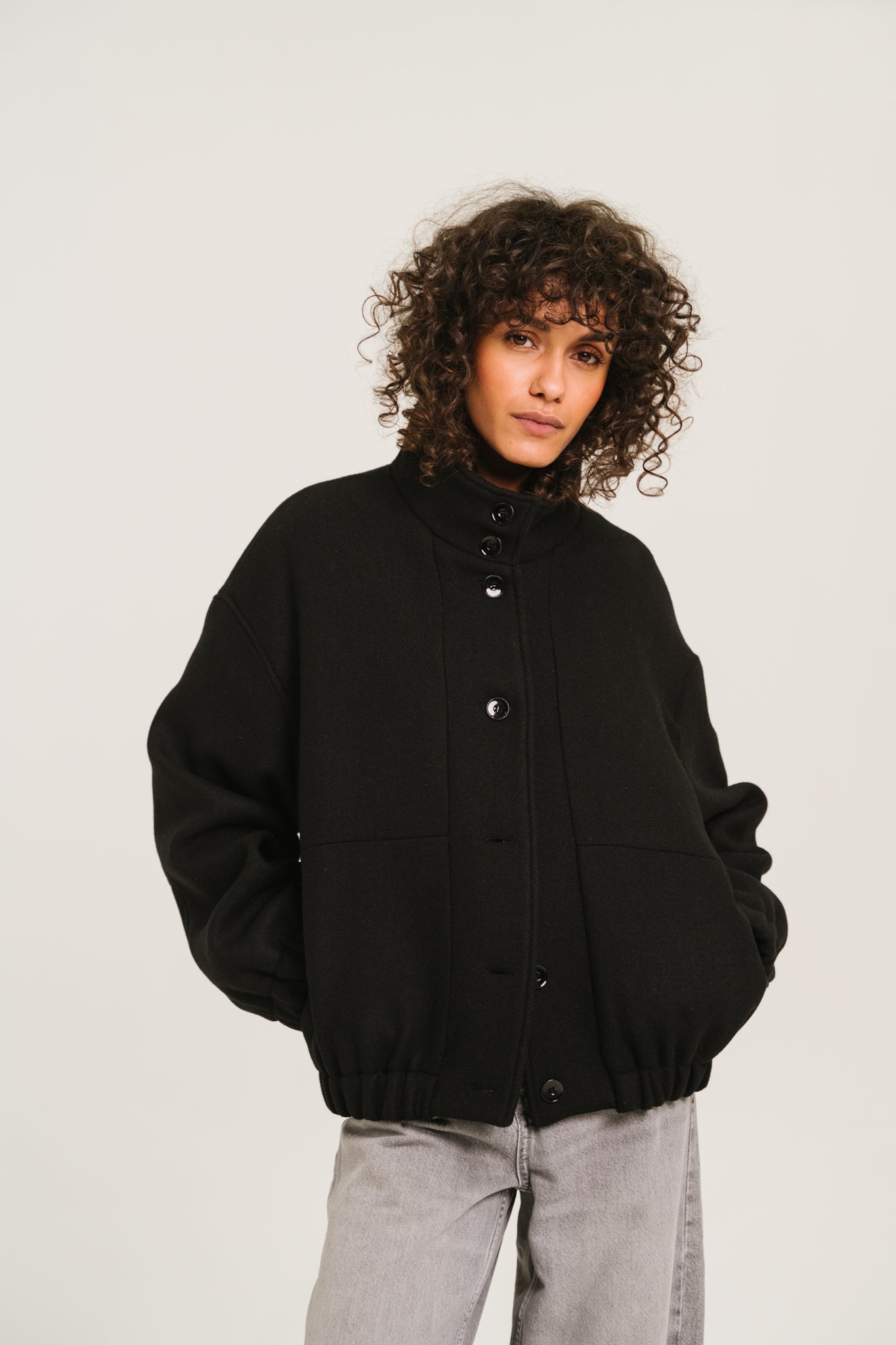 BLOUSON LISE - BLACK