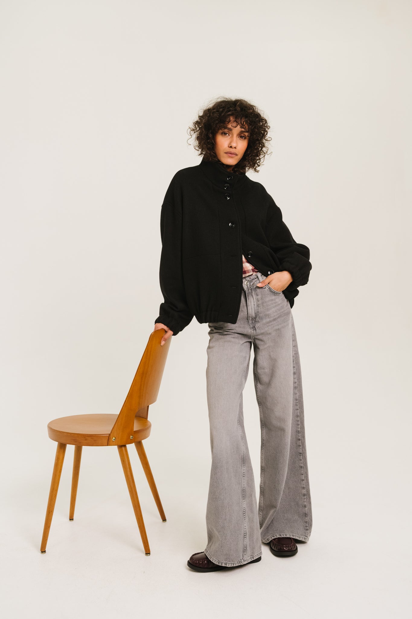 BLOUSON LISE - BLACK