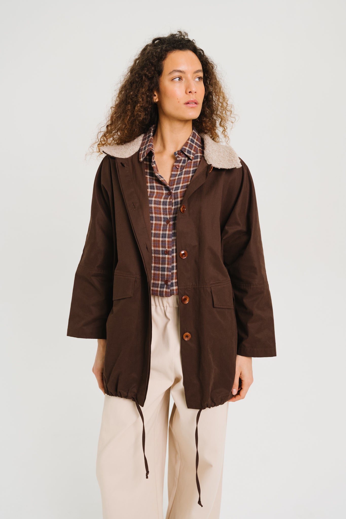 PARKA MAHOT - TABAC