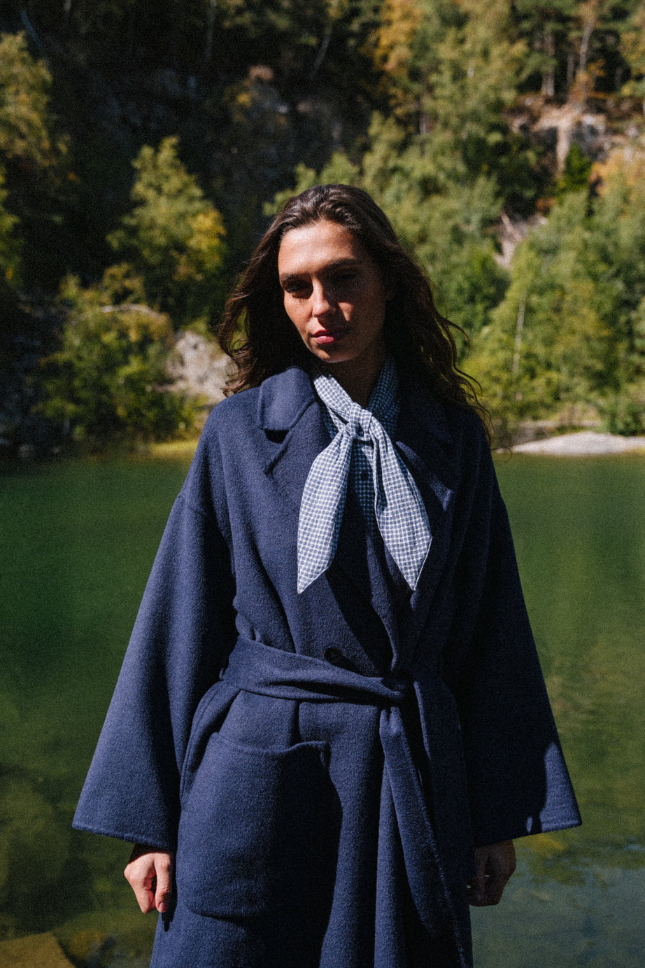MANTEAU ANGELE - NAVY