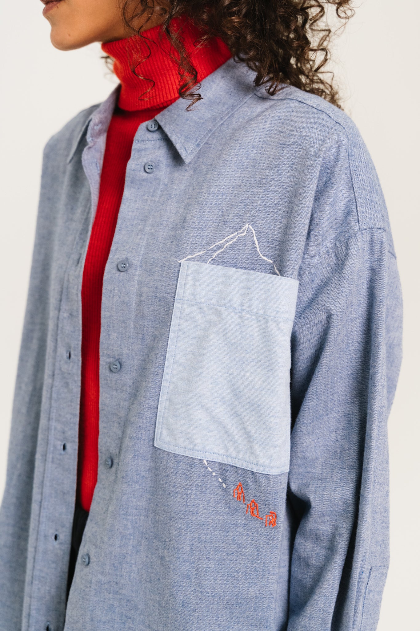 CHEMISE BAYLIE - CHEVRONS