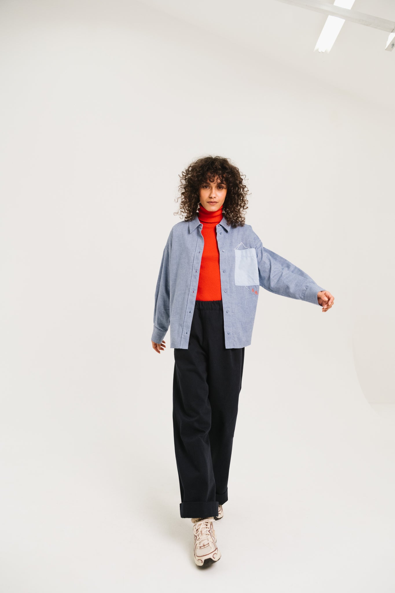 CHEMISE BAYLIE - CHEVRONS