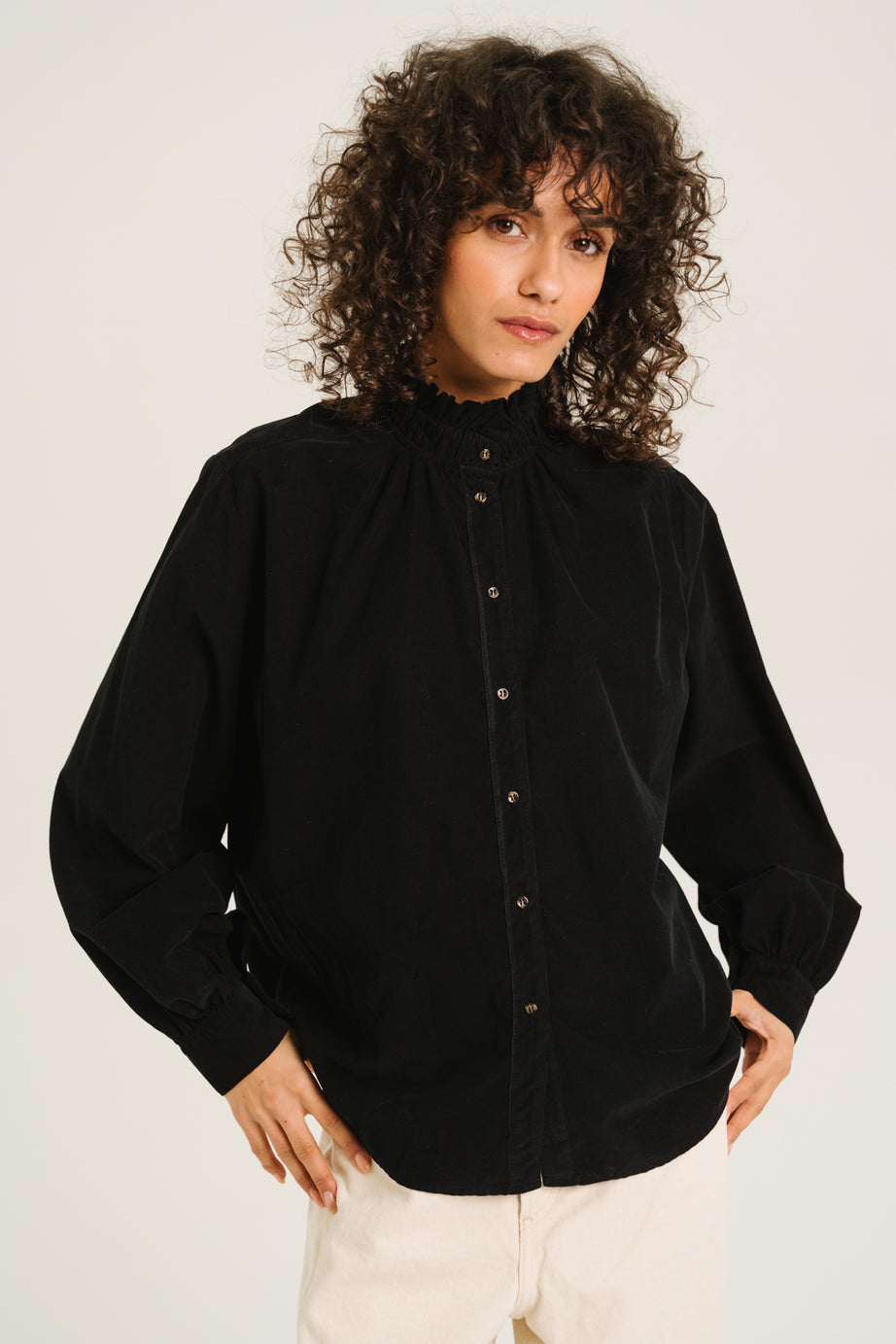 BLOUSE SOLINE - NOIR