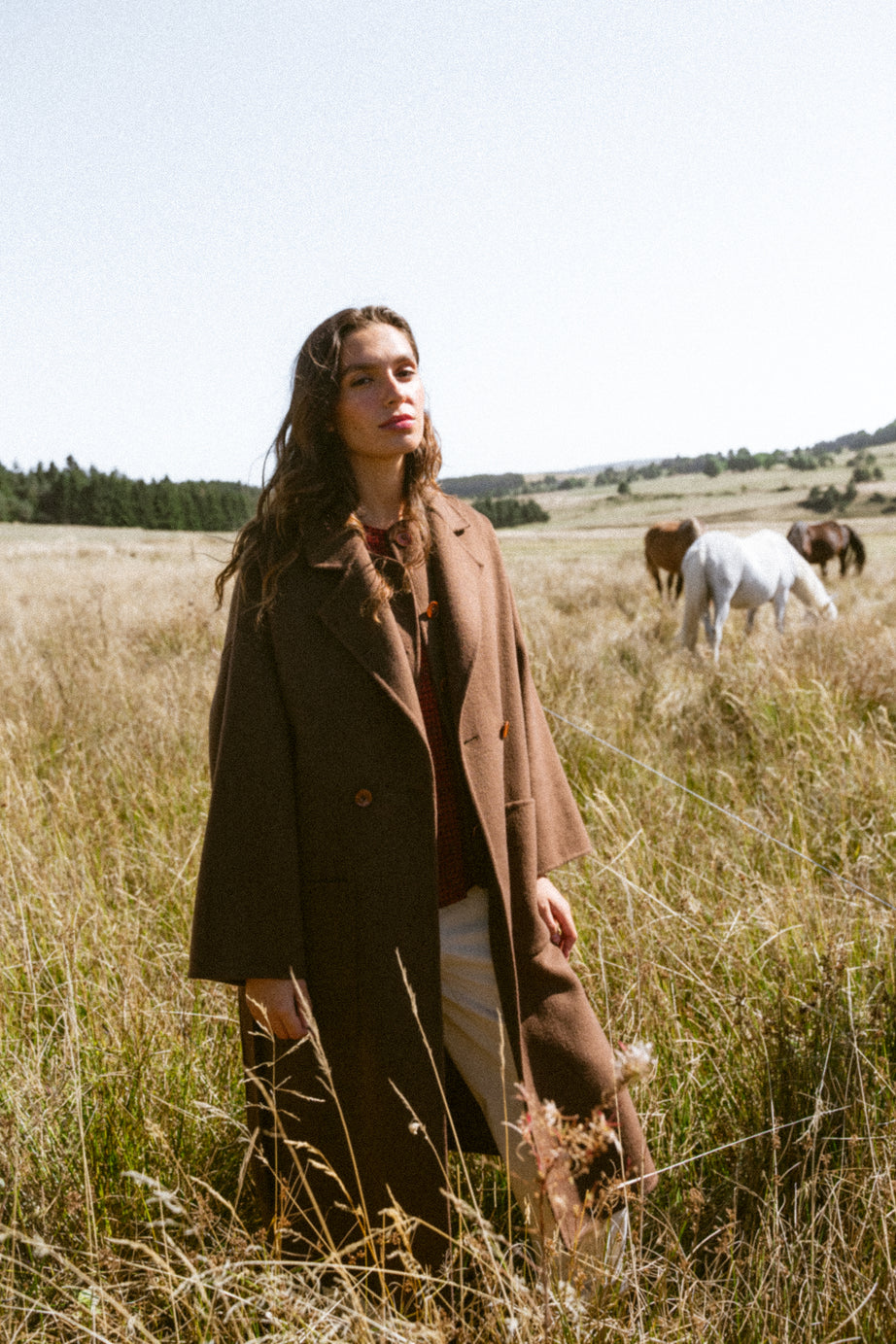 COAT ANGELE - BROWN