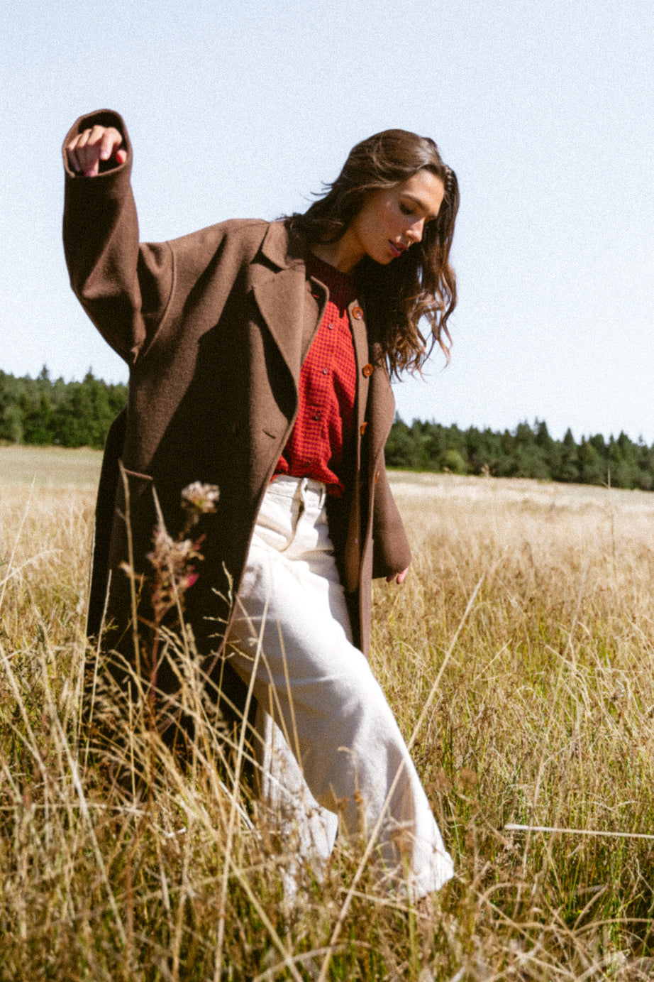COAT ANGELE - BROWN