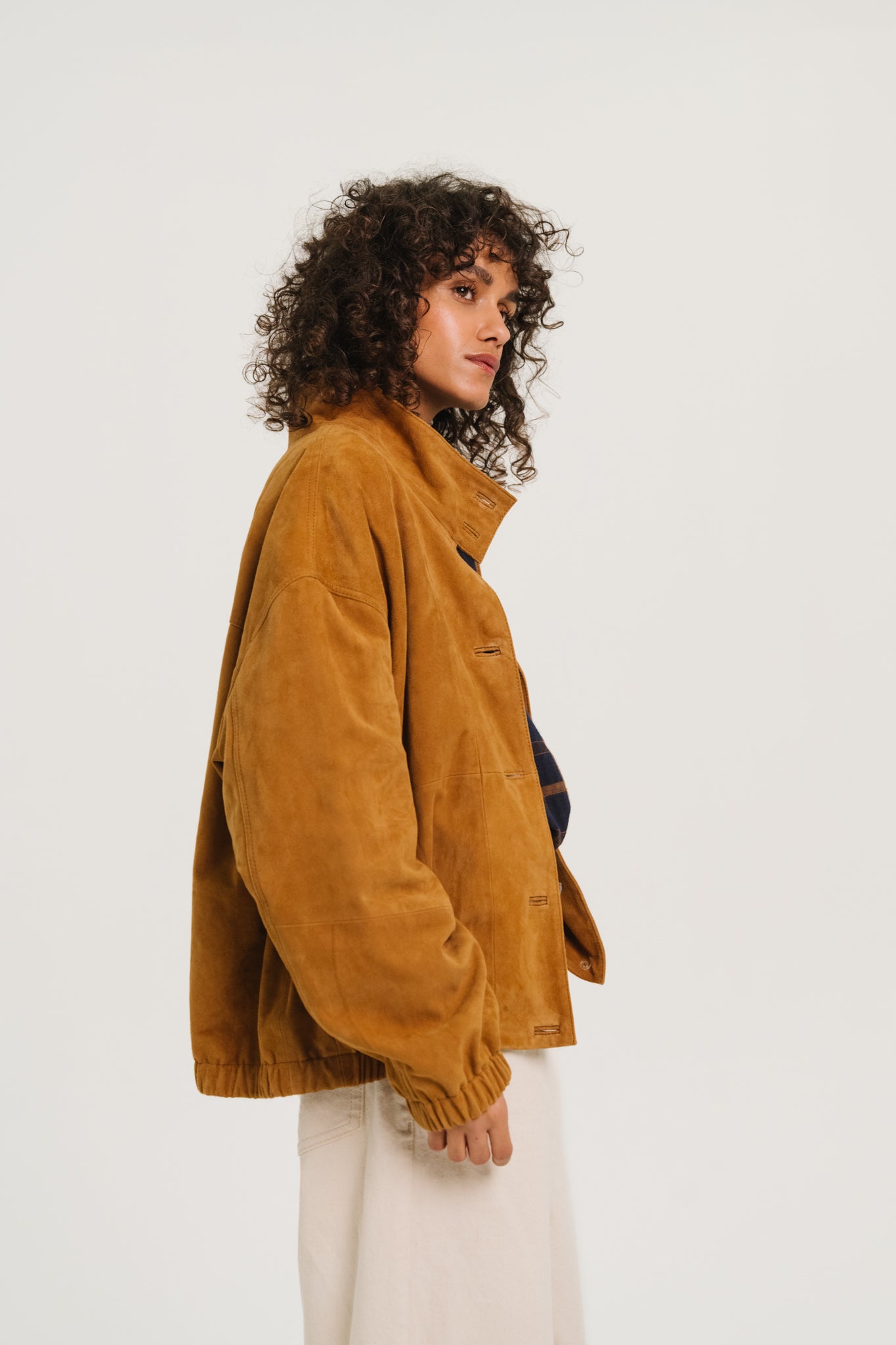 BLOUSON LISE - COGNAC