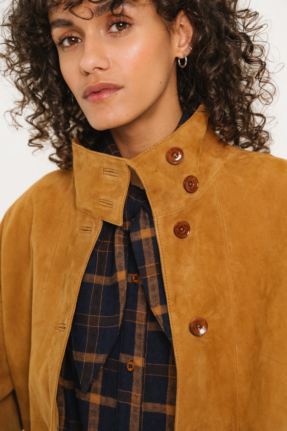 BLOUSON LISE - COGNAC