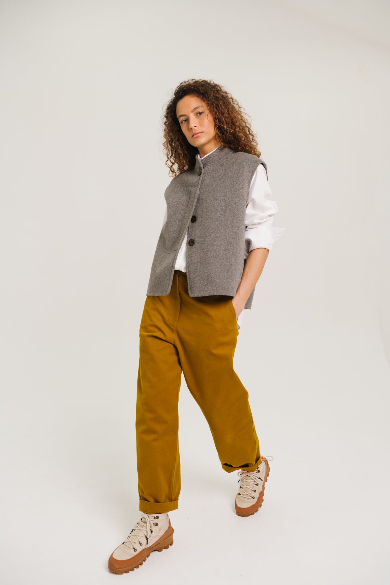 GILET MIREIA - DARKGREY
