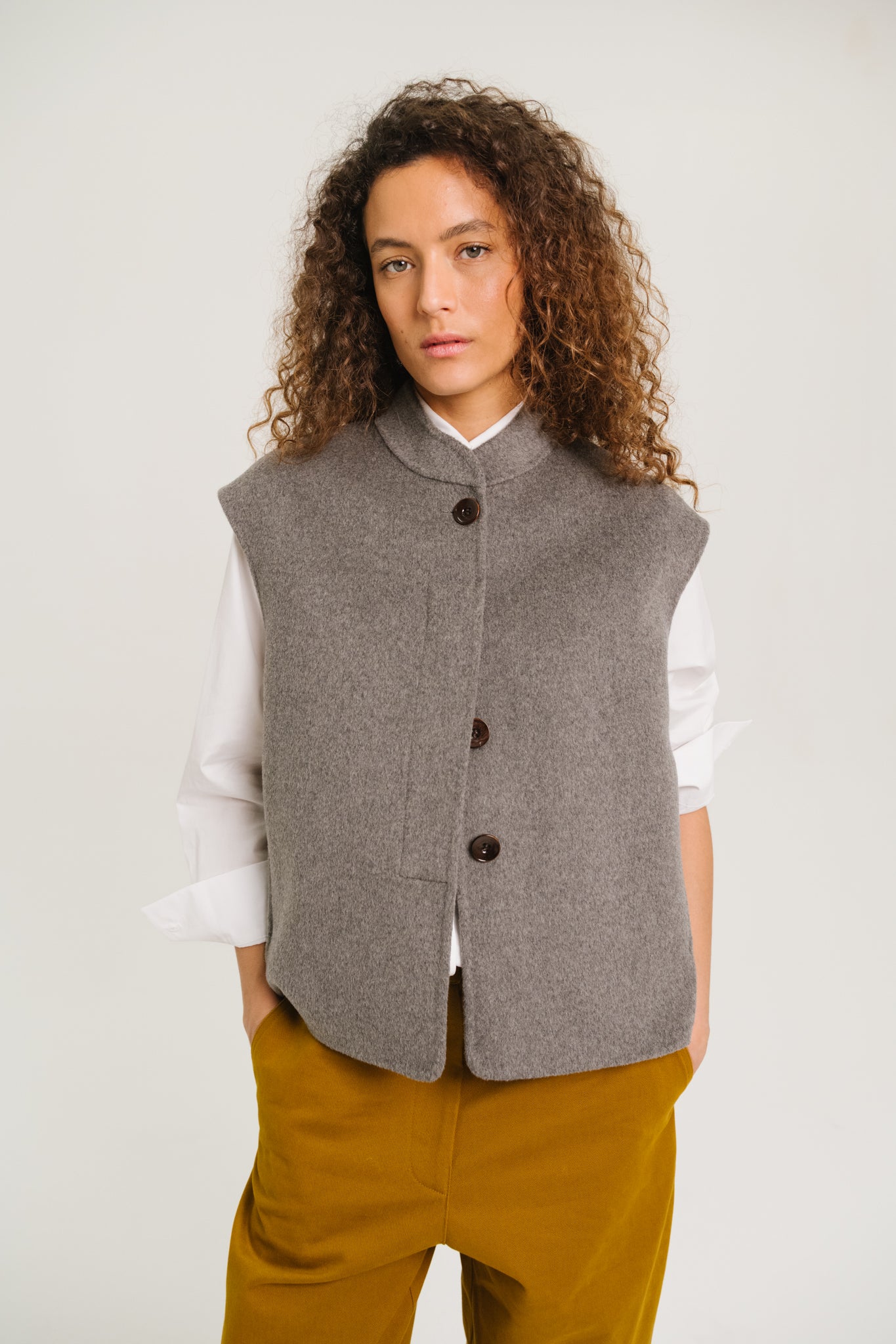 GILET MIREIA - DARKGREY