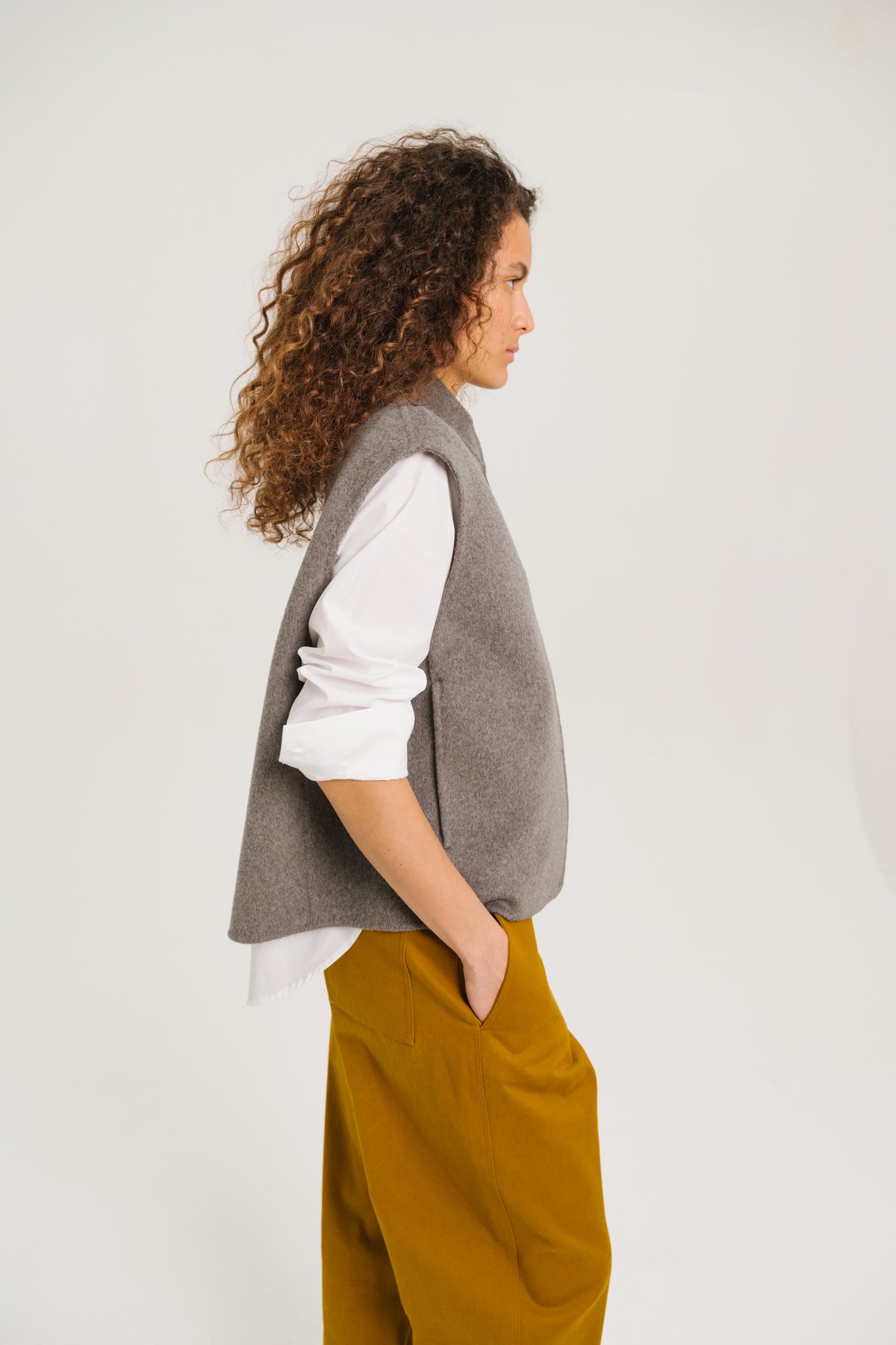 GILET MIREIA - DARKGREY
