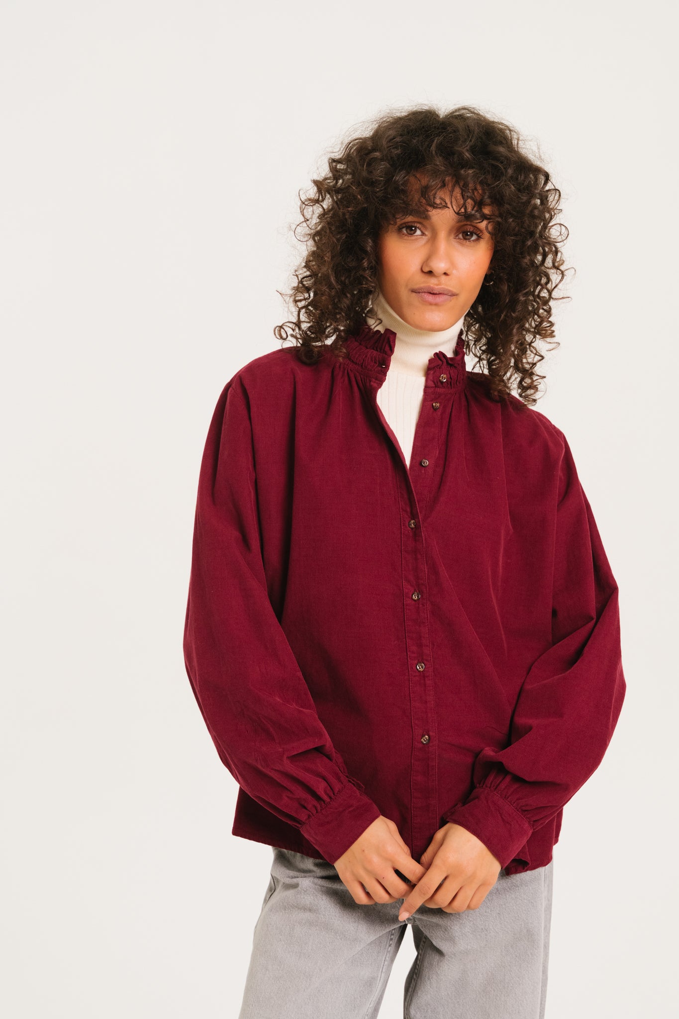 BLOUSE SOLINE - VINO