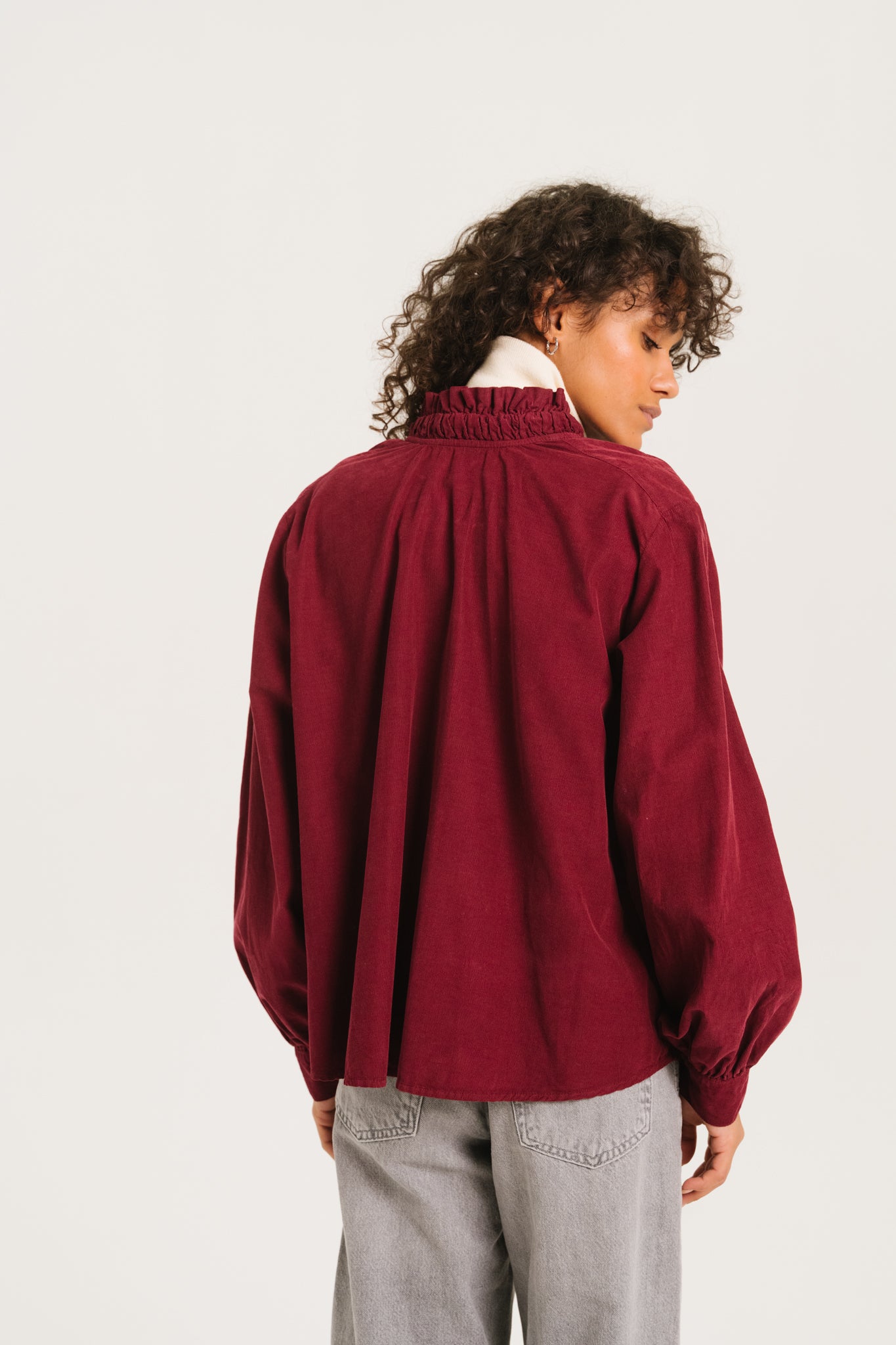 BLOUSE SOLINE - VINO