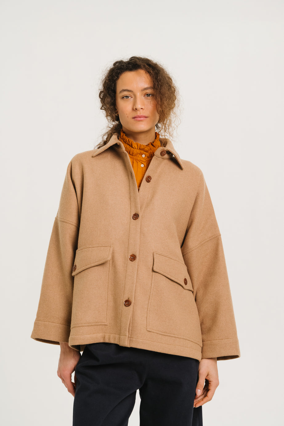 VESTE ROMANE - CAMEL