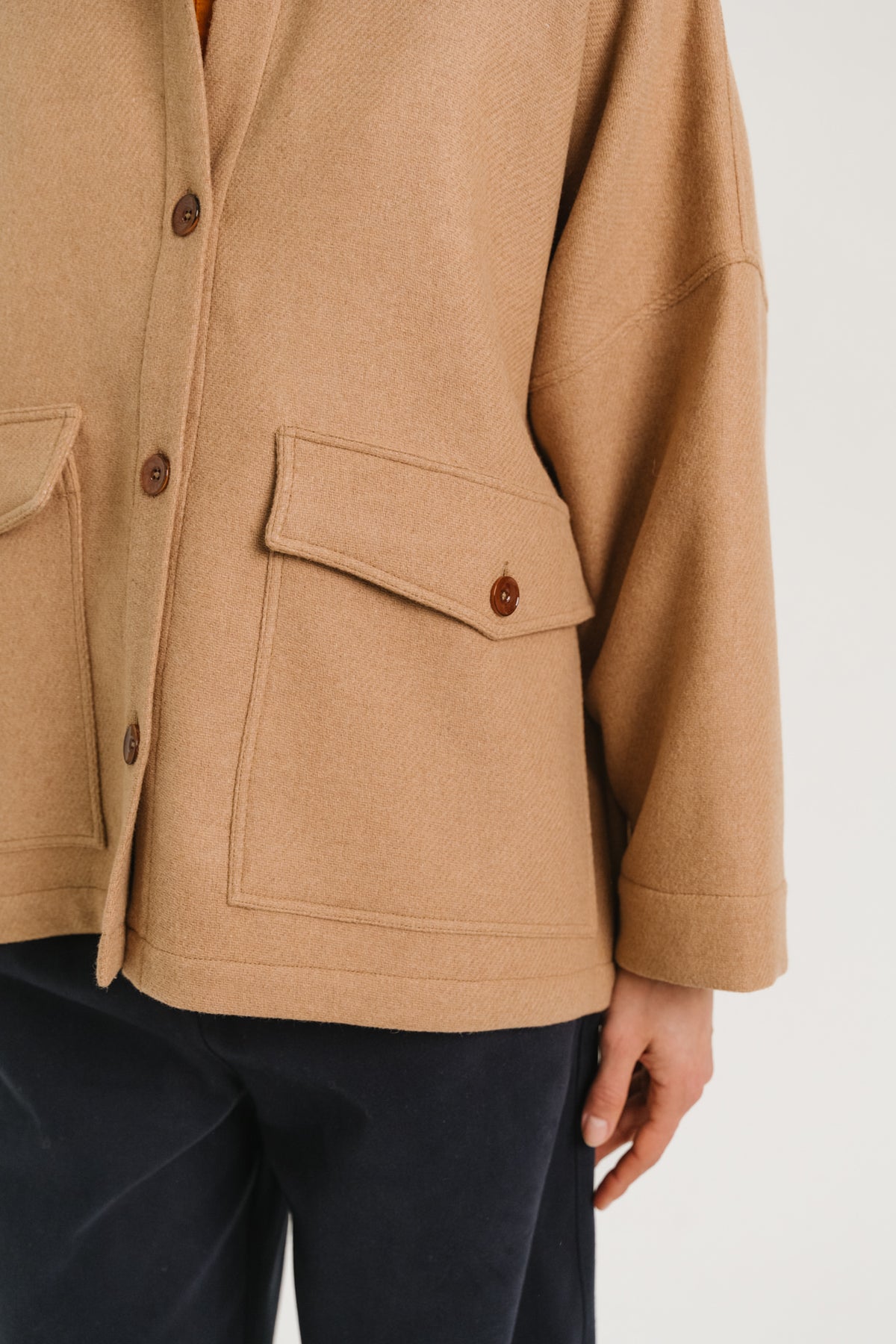VESTE ROMANE - CAMEL