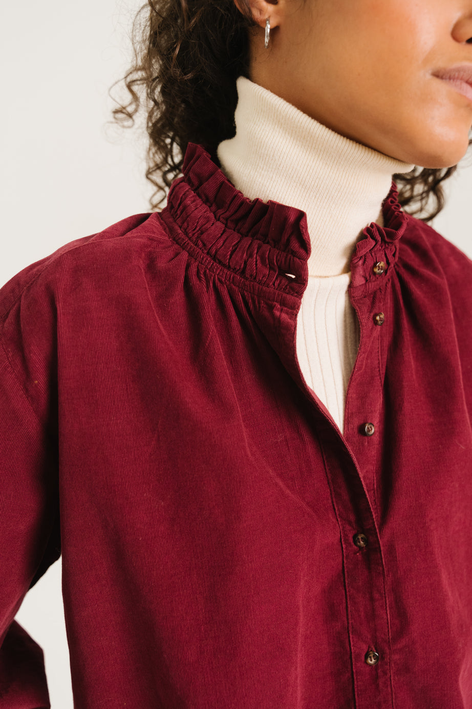 BLOUSE SOLINE - VINO