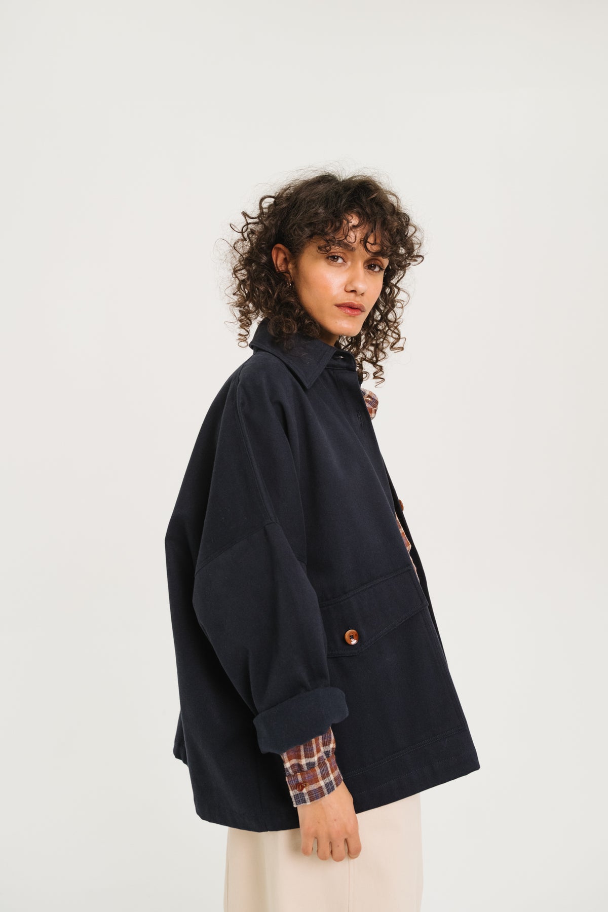 JACKET ROMANE - NAVY