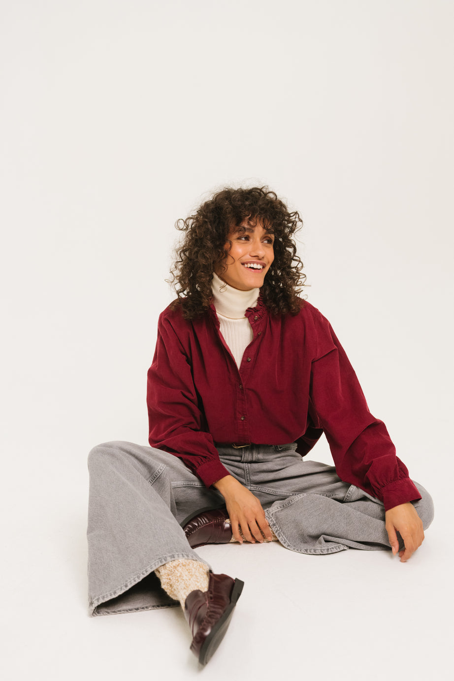 BLOUSE SOLINE - VINO