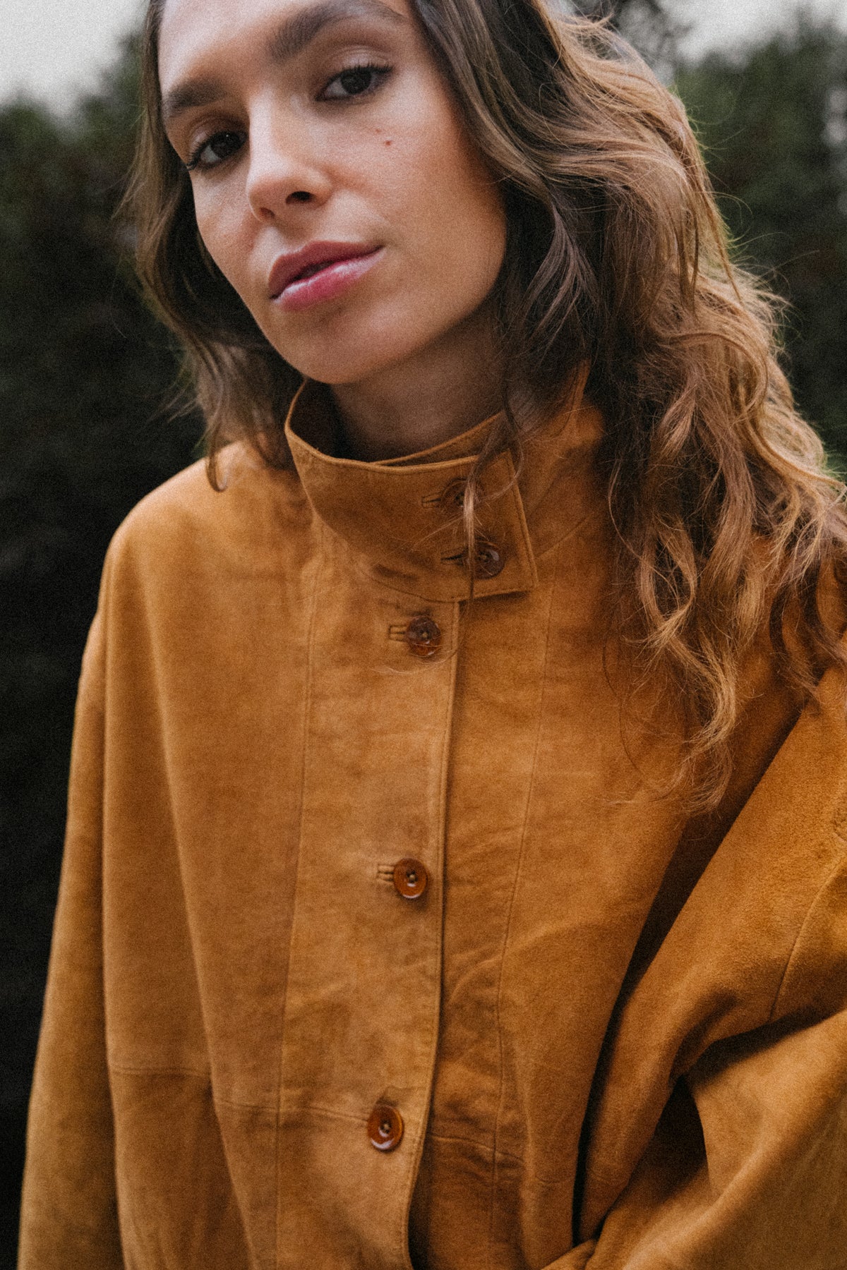 BLOUSON LISE - COGNAC