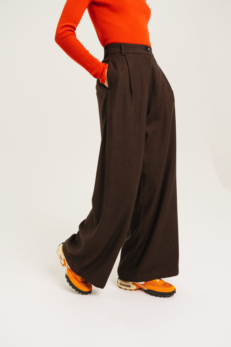 PANTALON GABY - CAFE