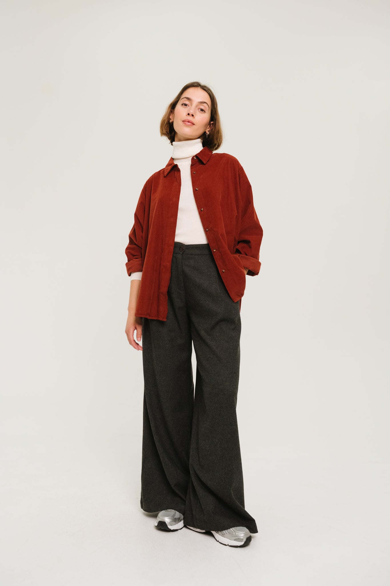 CHEMISE JUNE - COGNAC