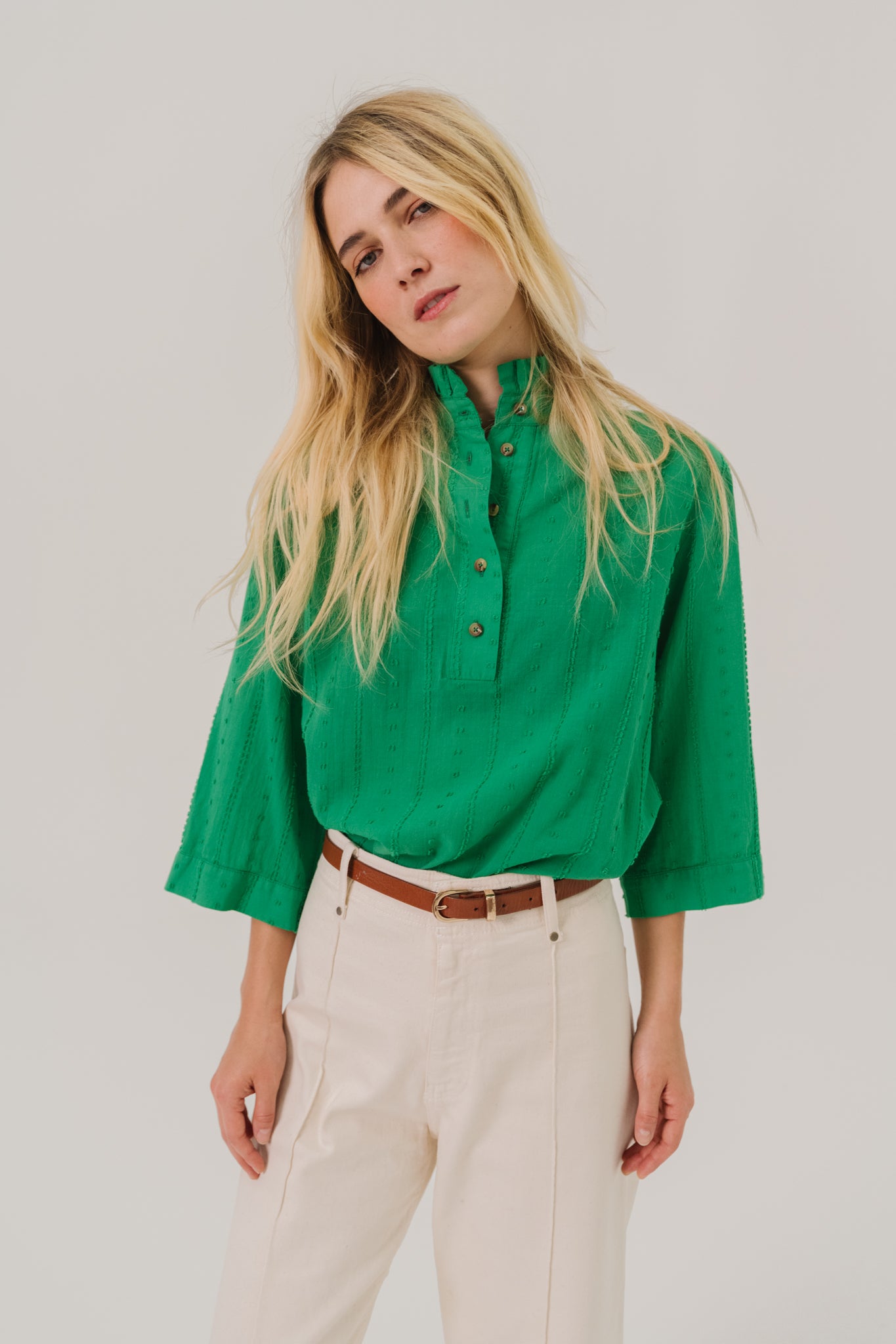 TOP LORETTA - GREEN