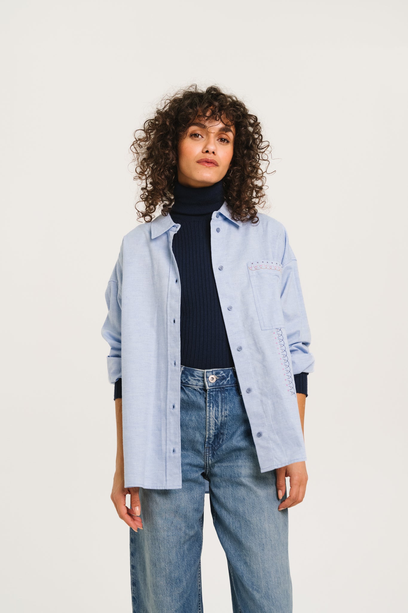 CHEMISE BAYLIE - SKY
