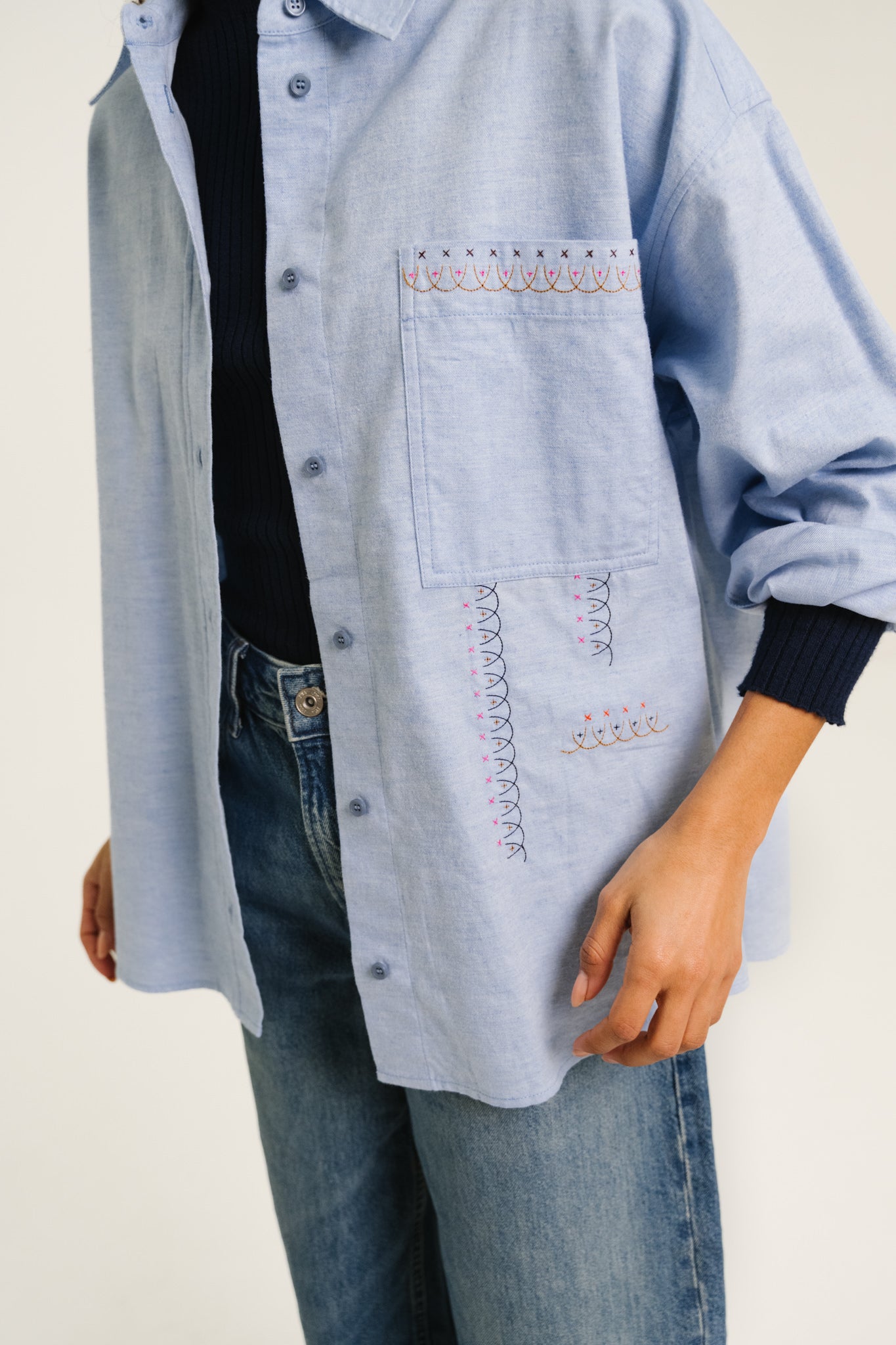 CHEMISE BAYLIE - SKY