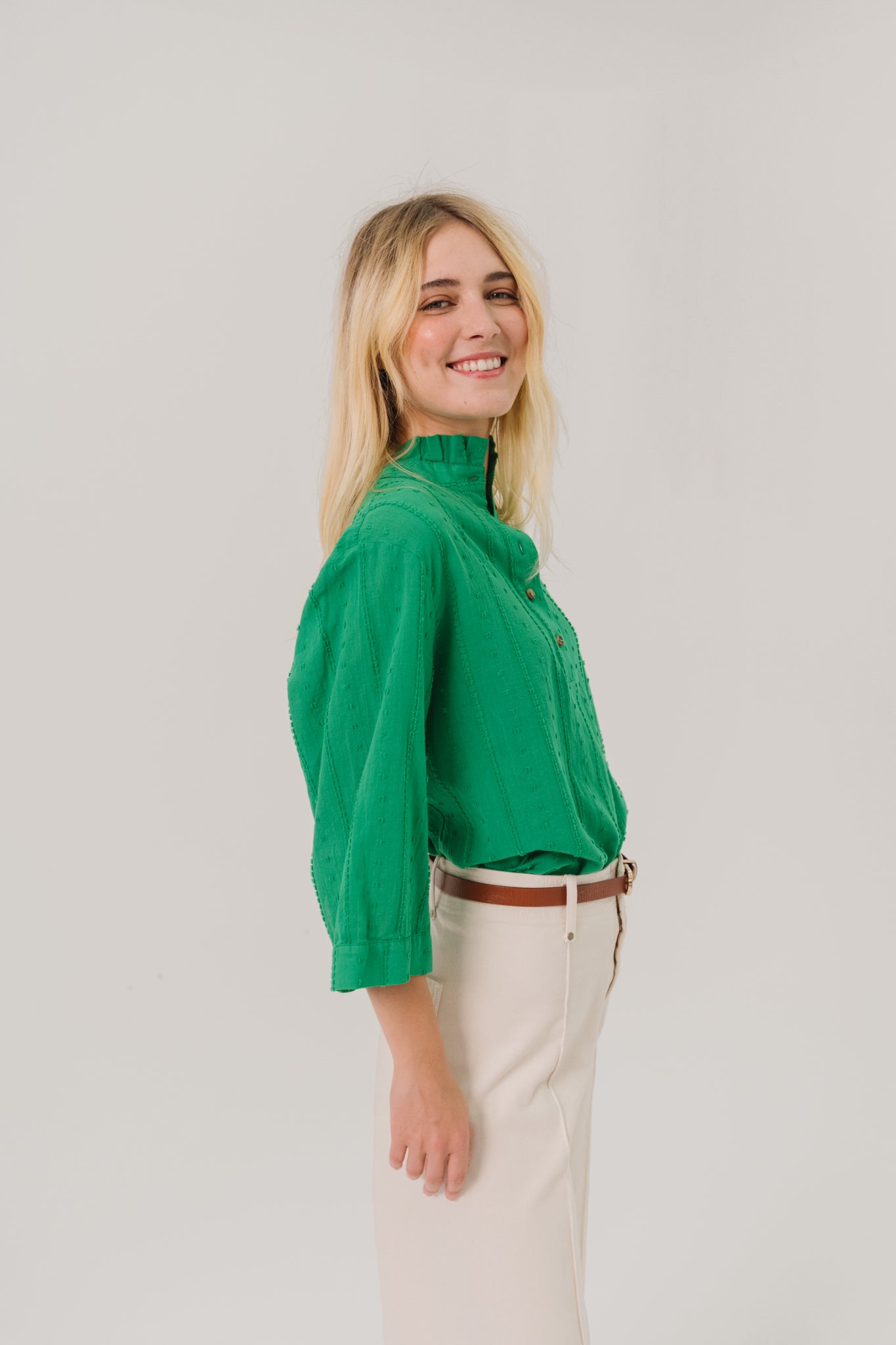 TOP LORETTA - GREEN