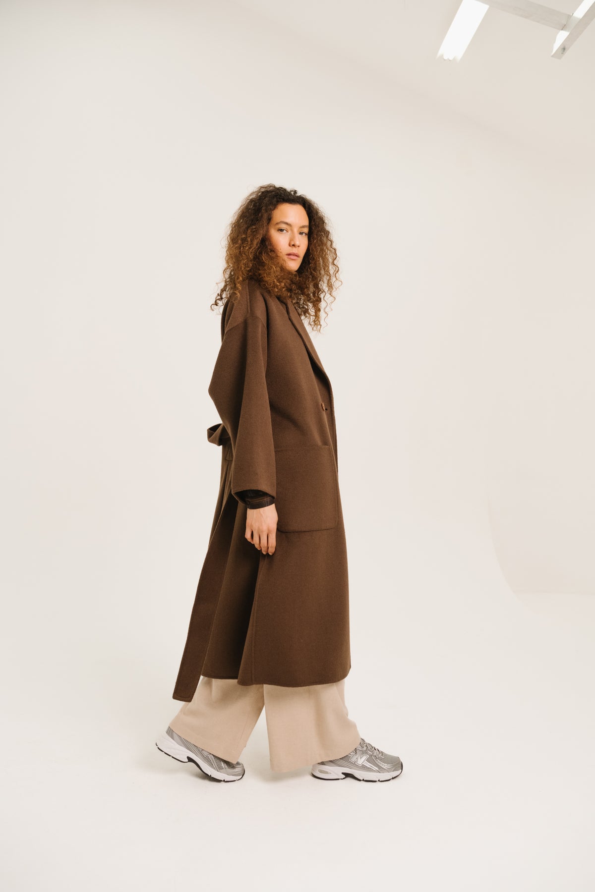 MANTEAU ANGELE - BROWN