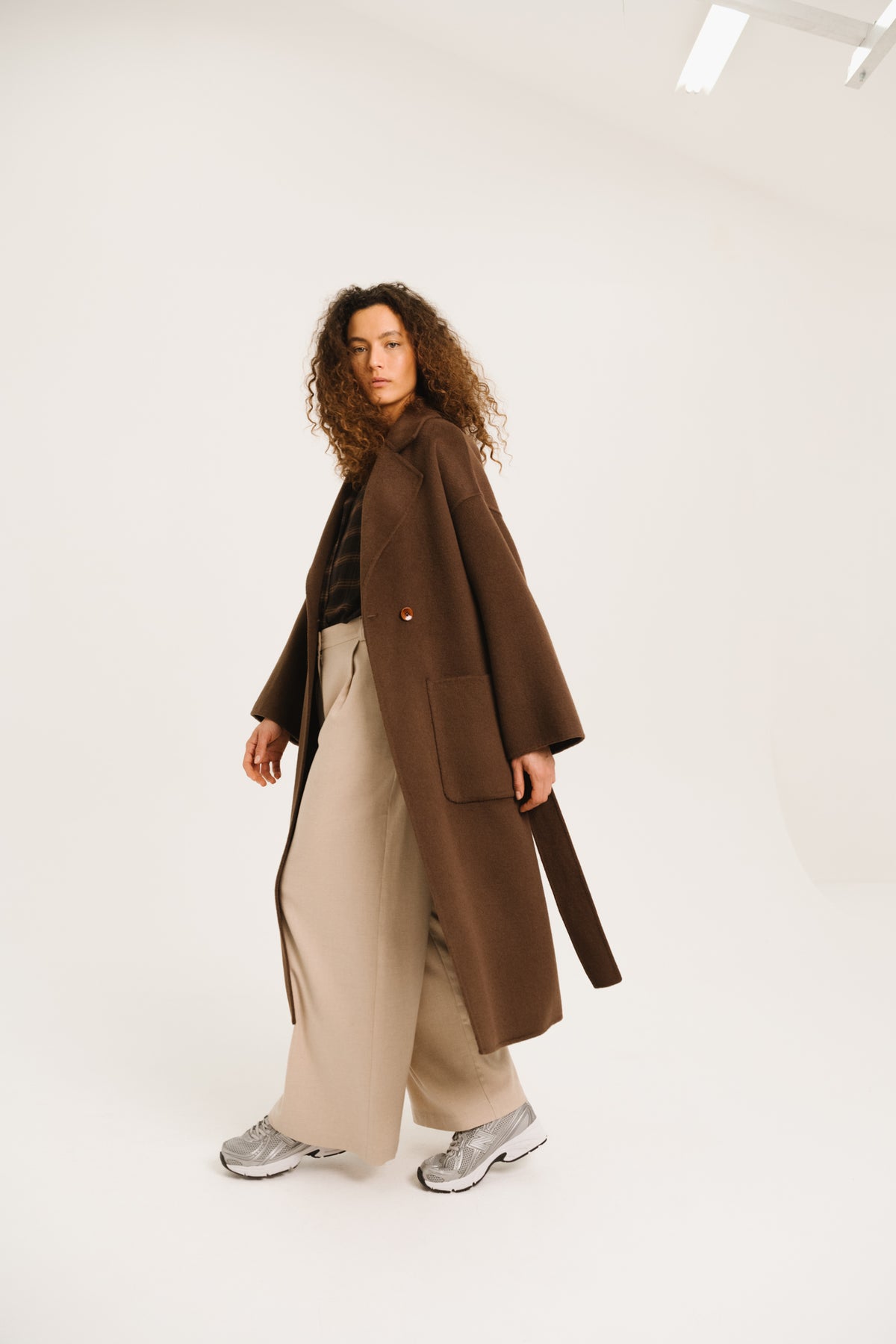 MANTEAU ANGELE - BROWN