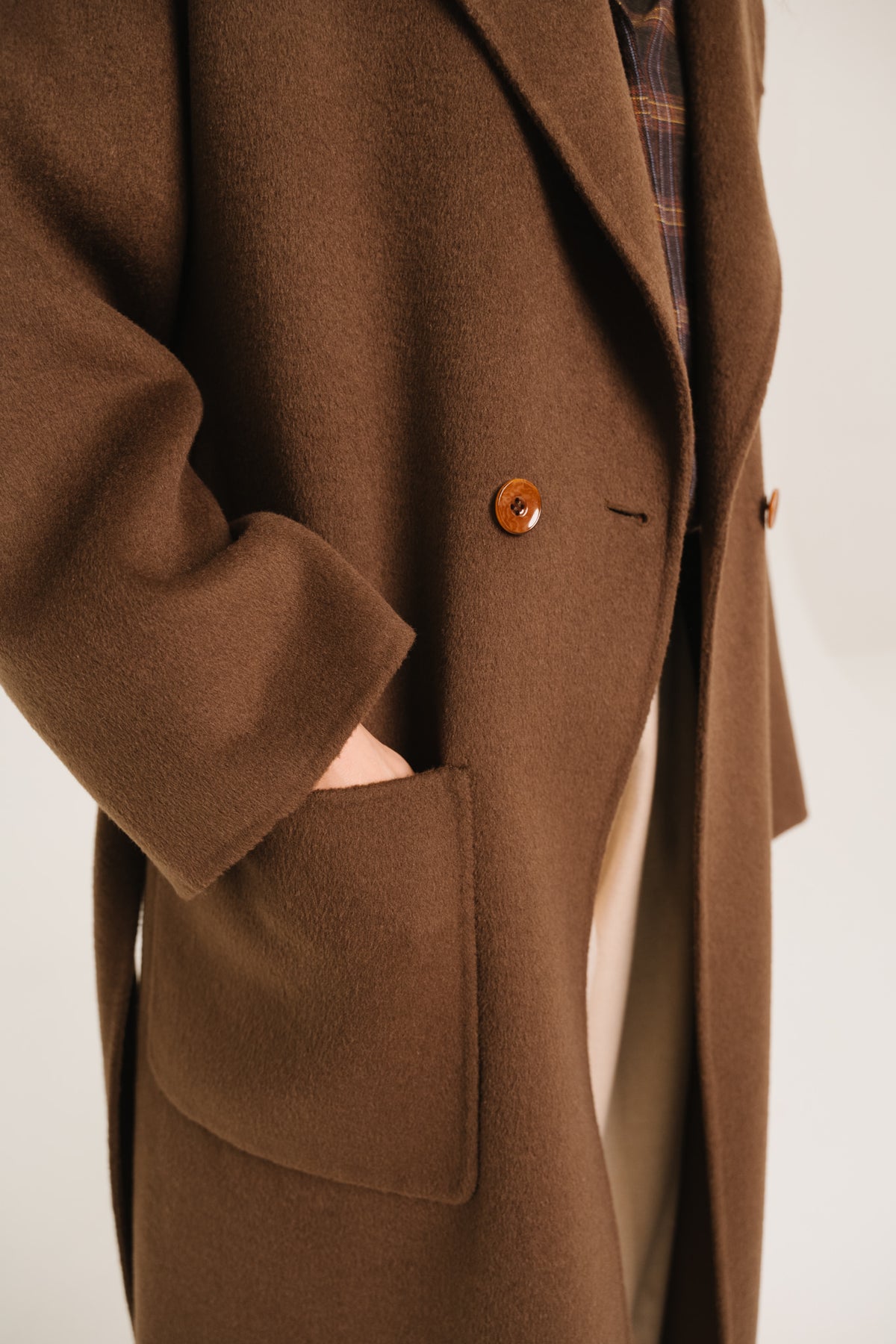 MANTEAU ANGELE - BROWN