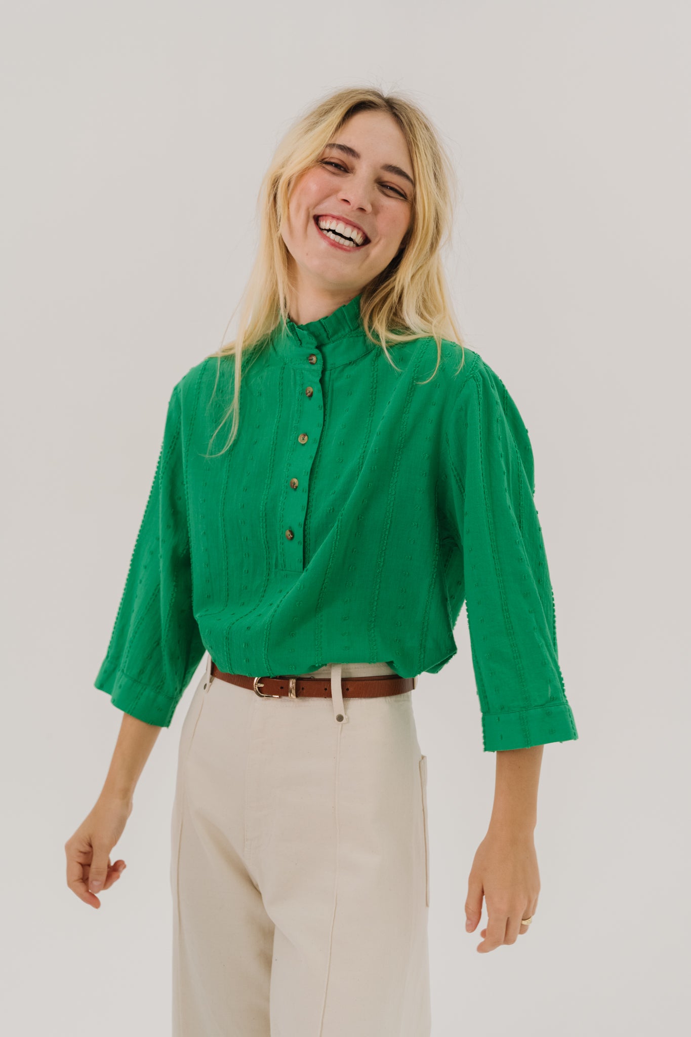 TOP LORETTA - GREEN