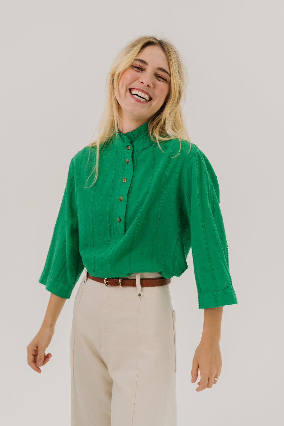 TOP LORETTA - GREEN