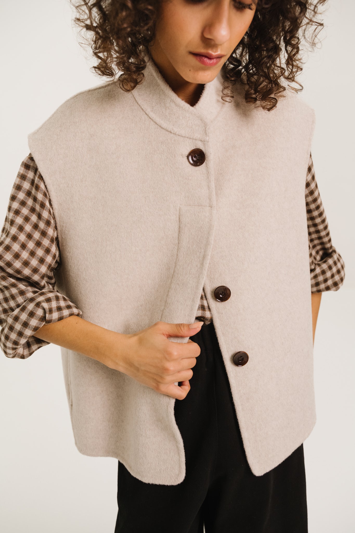 GILET MIREIA - PEARL