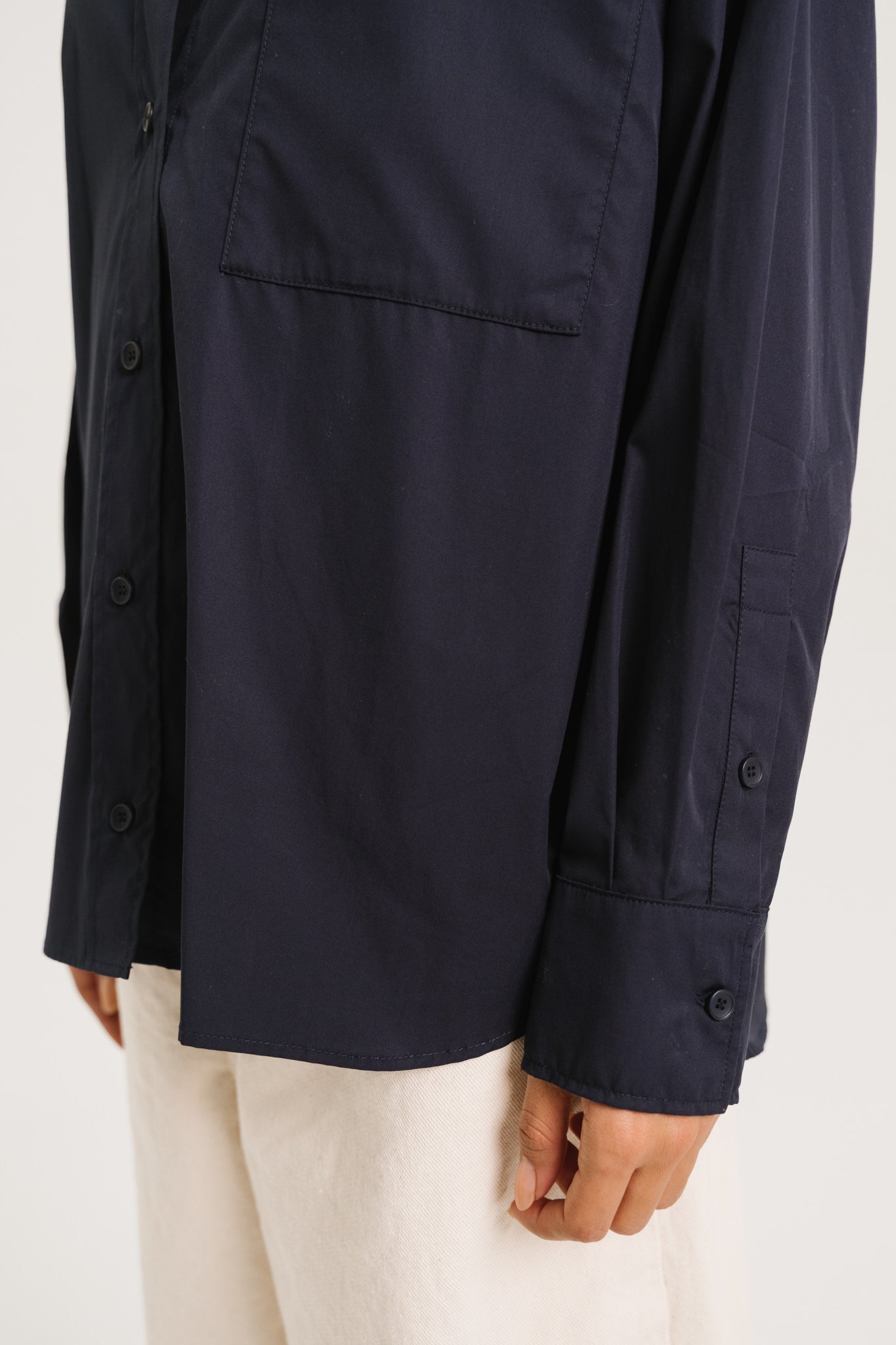 CHEMISE LALIE - DARKNAVY