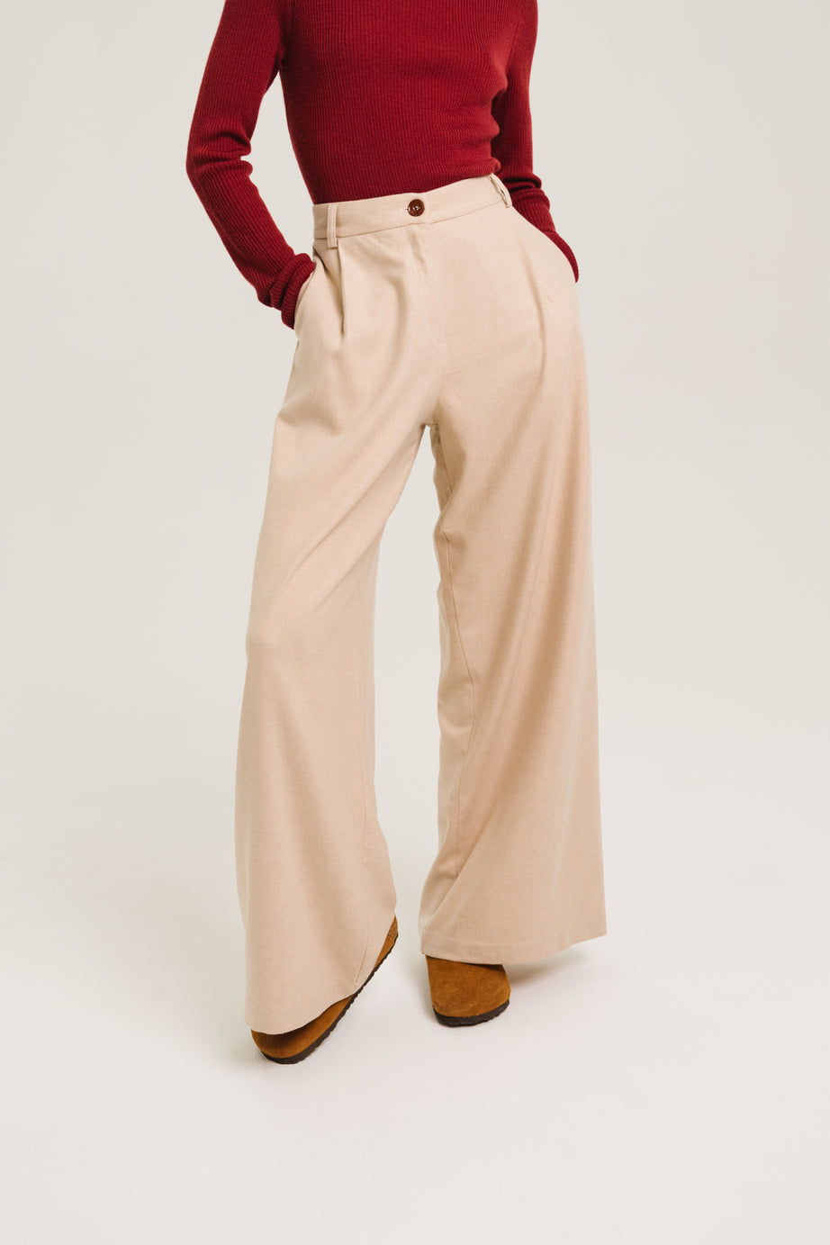 PANTALON GABY - SABLE