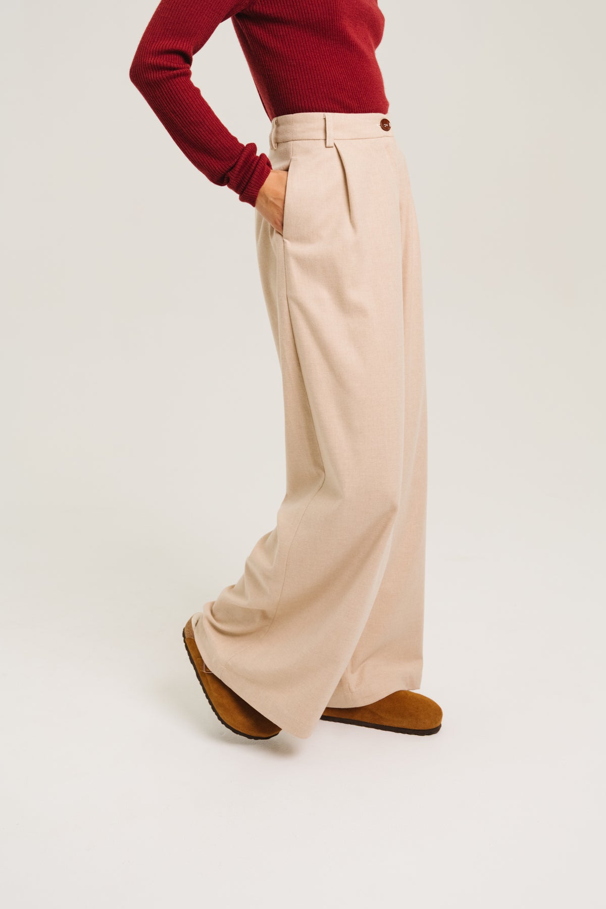 PANTALON GABY - SABLE