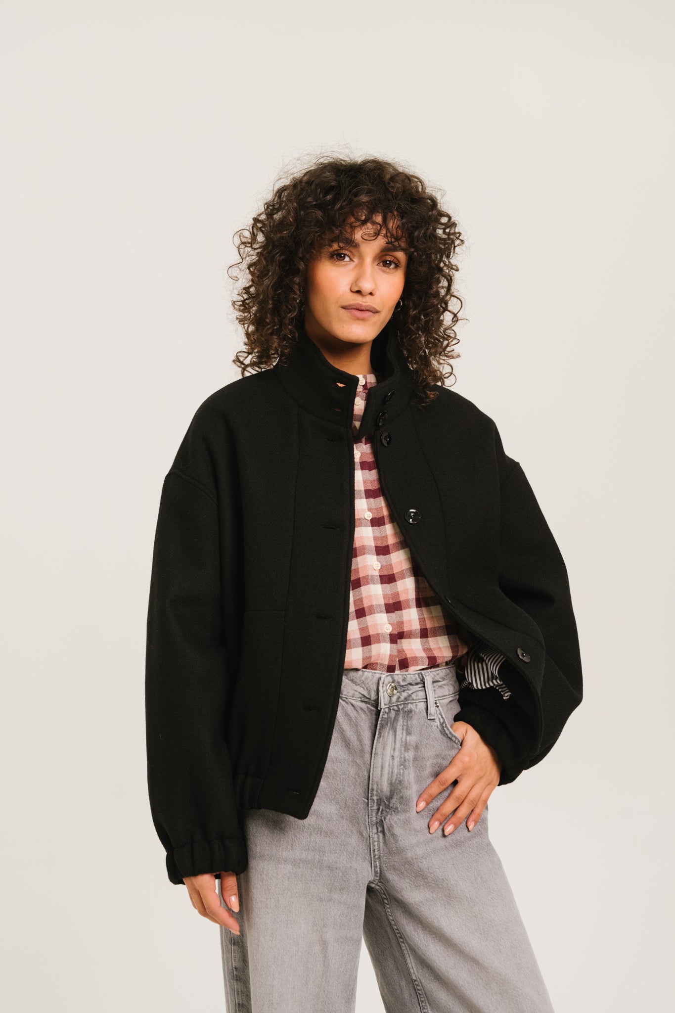 BLOUSON LISE - BLACK