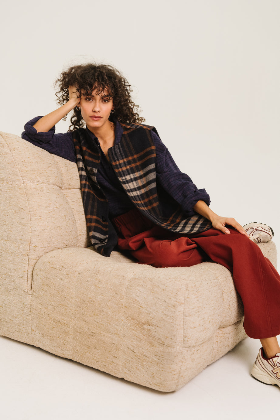 GILET ANTONIA - CHECK