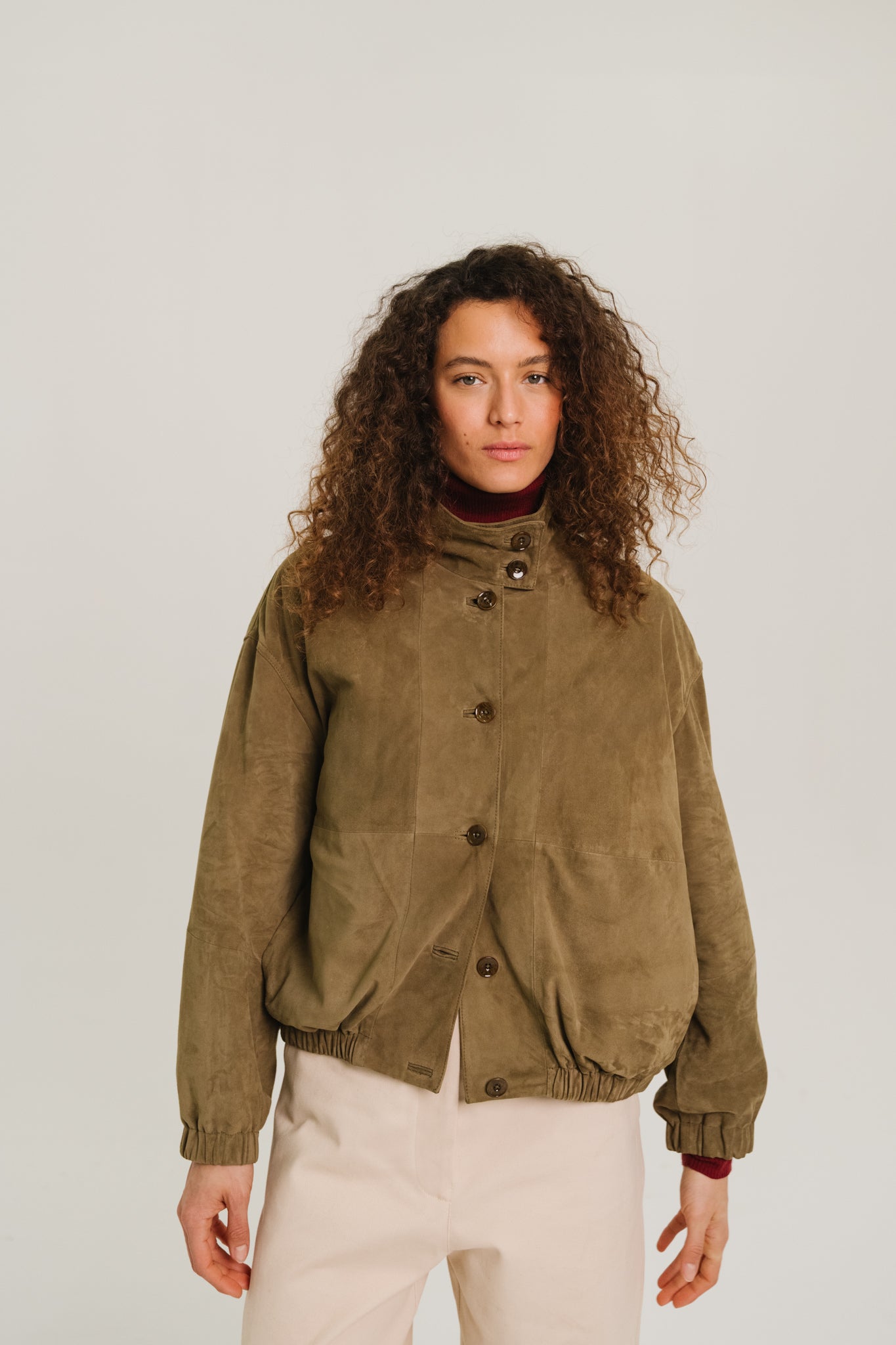 BLOUSON LISE - KAKI