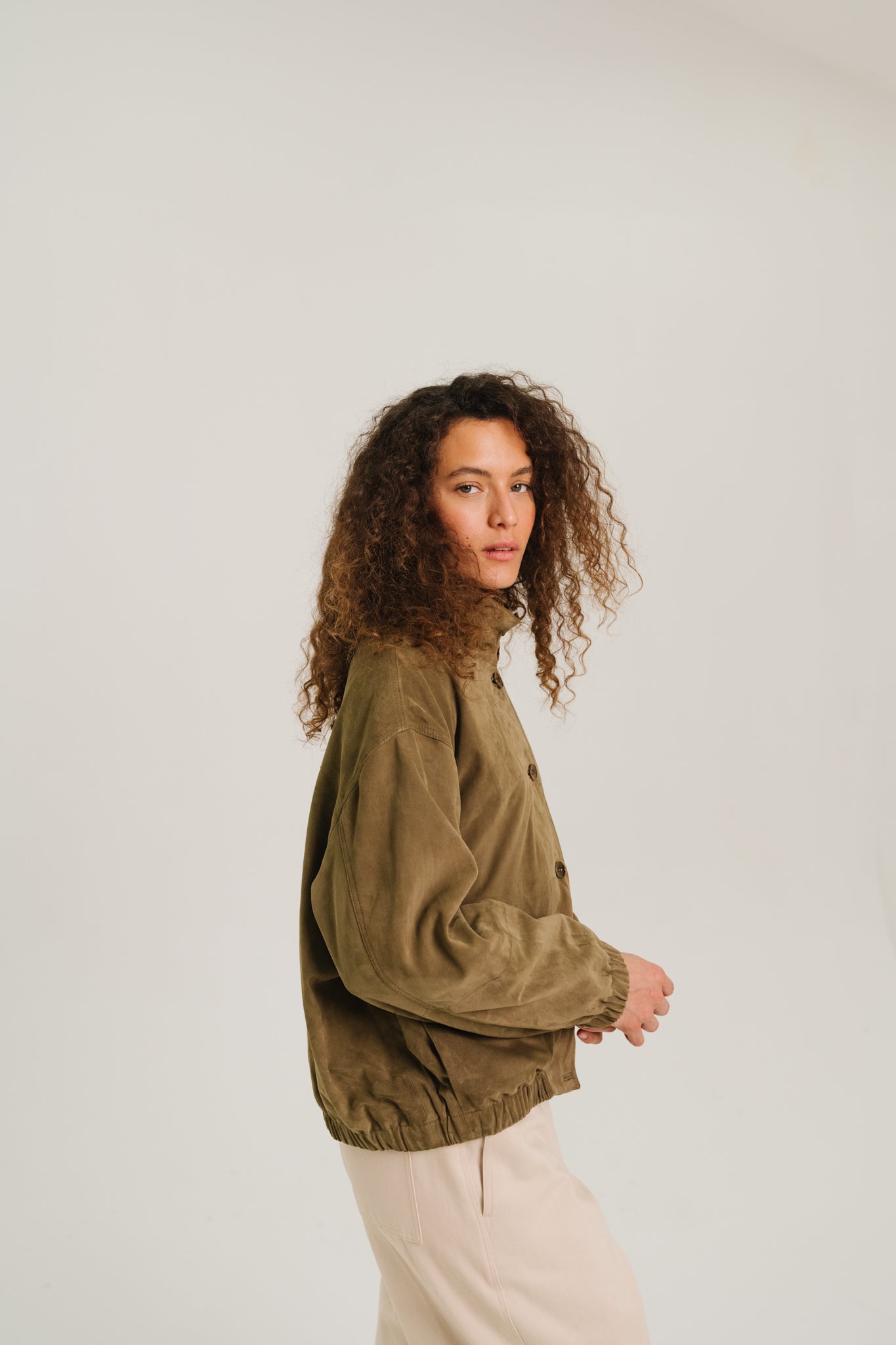 BLOUSON LISE - KAKI