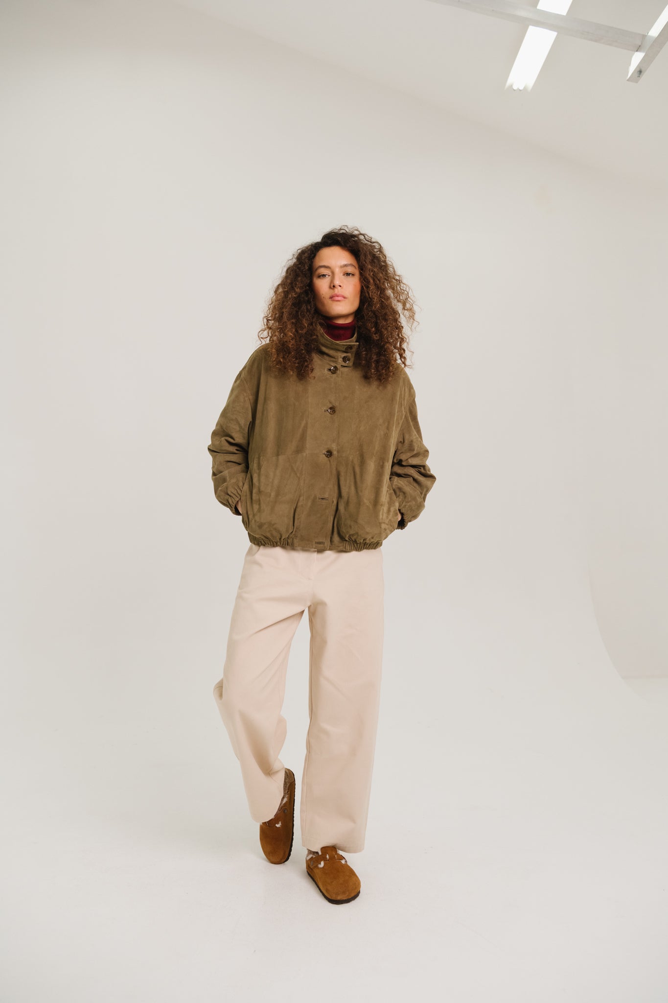BLOUSON LISE - KAKI