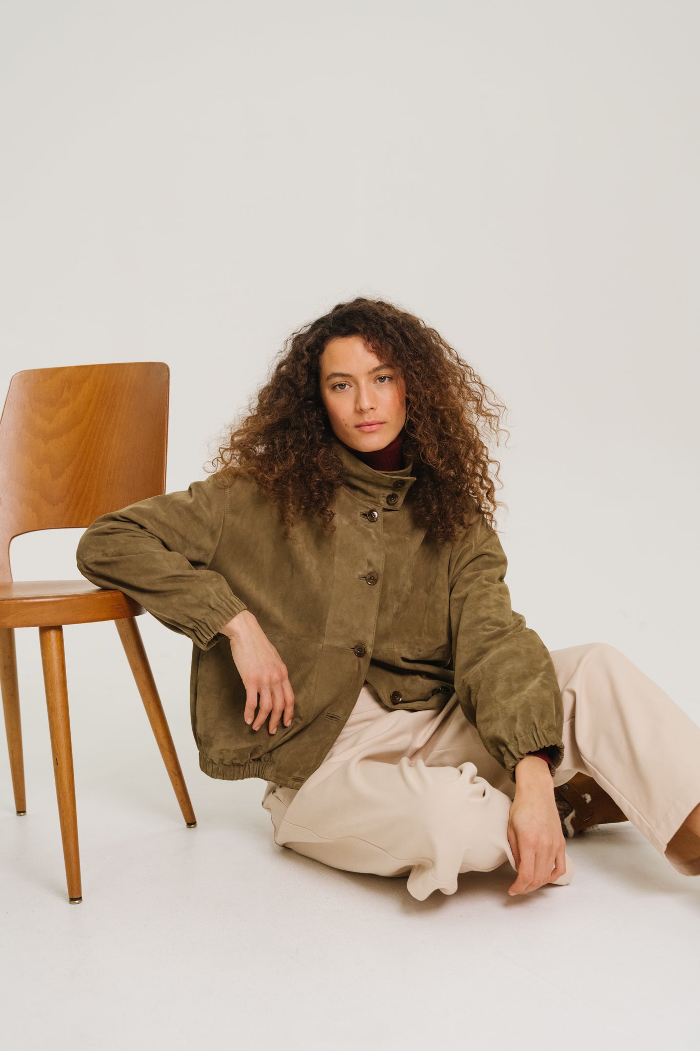 BLOUSON LISE - KAKI