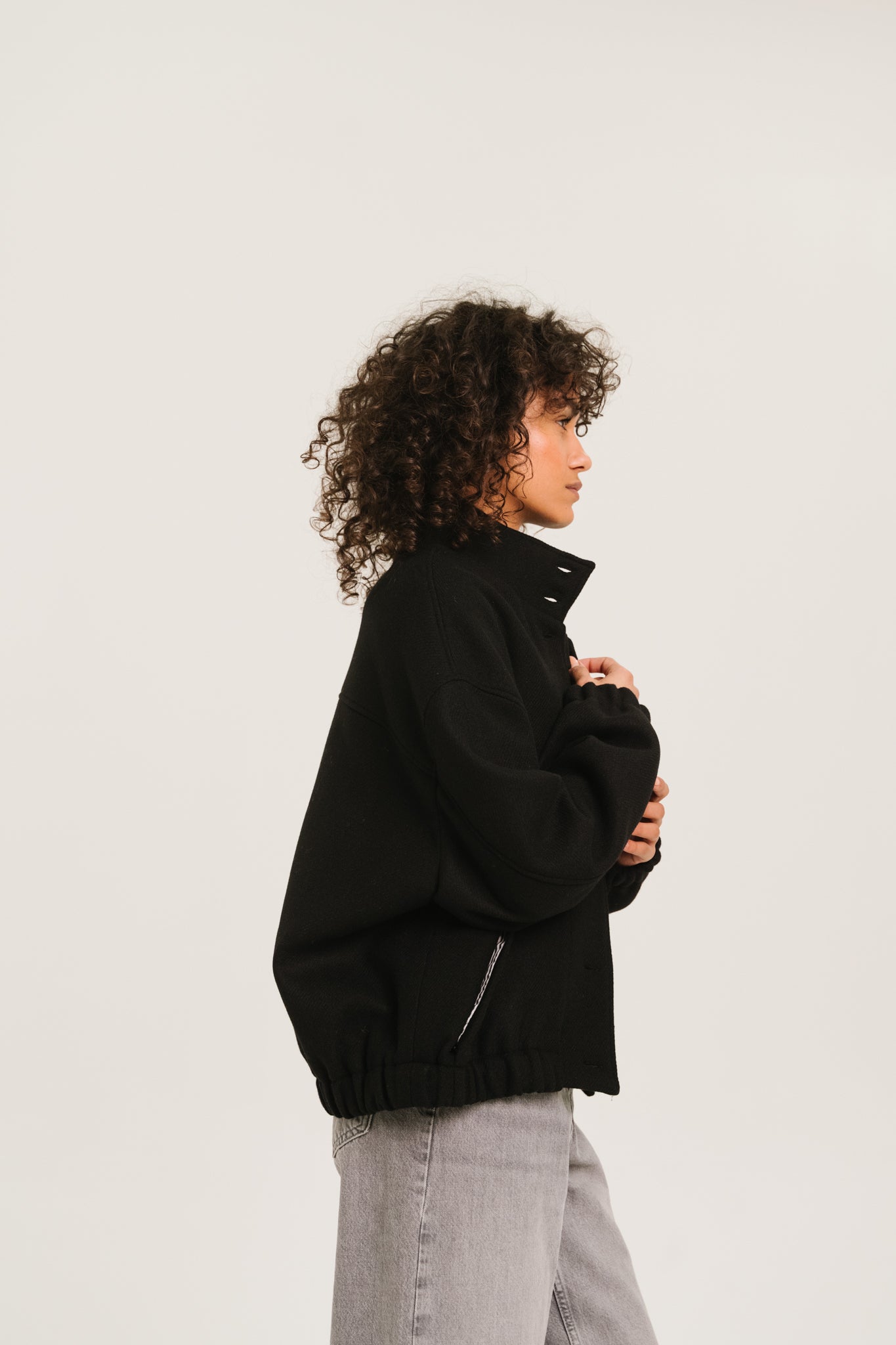BLOUSON LISE - BLACK