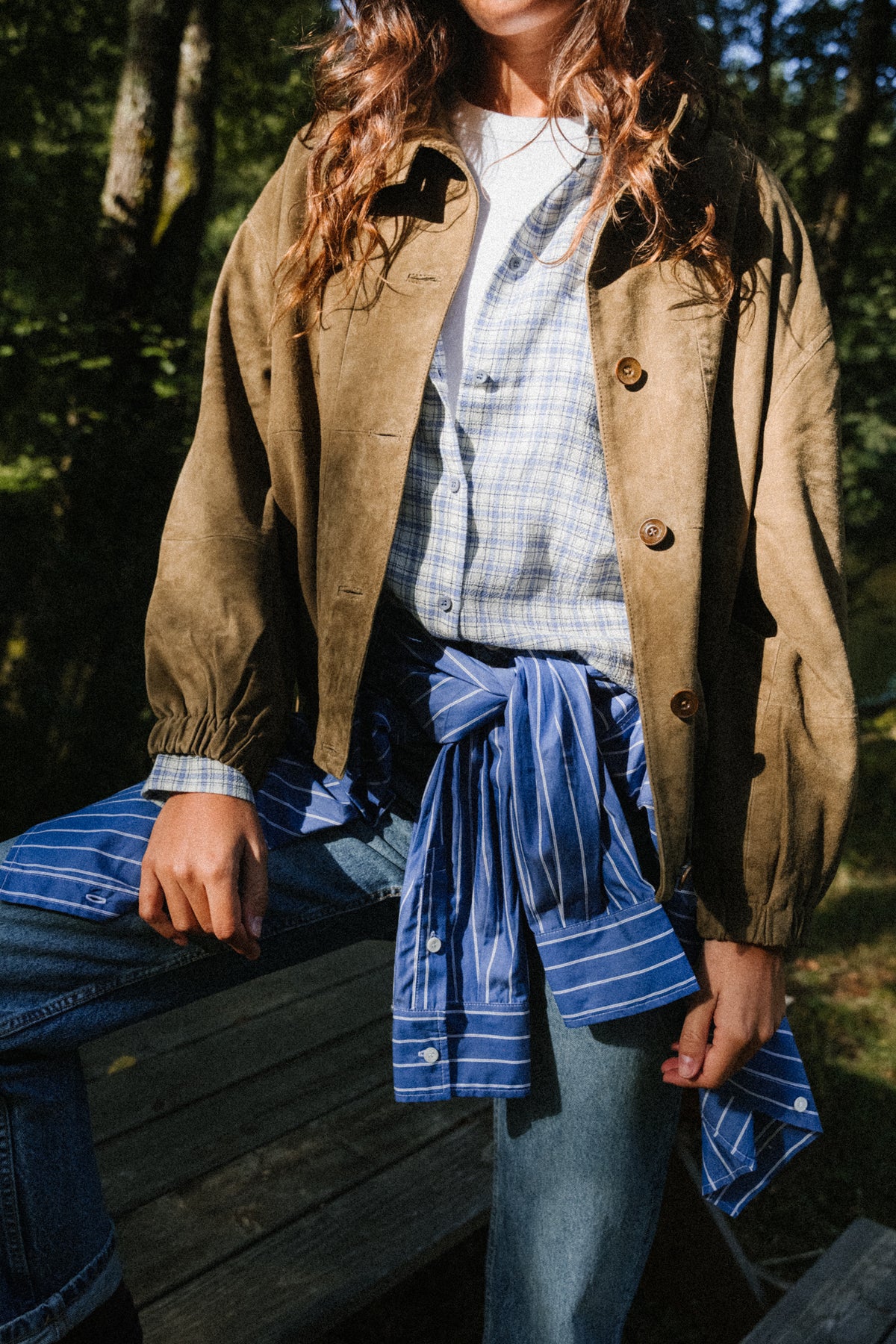 BLOUSON LISE - KAKI