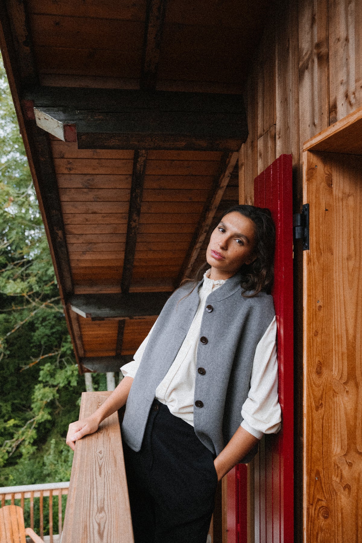GILET MIREIA - DARKGREY