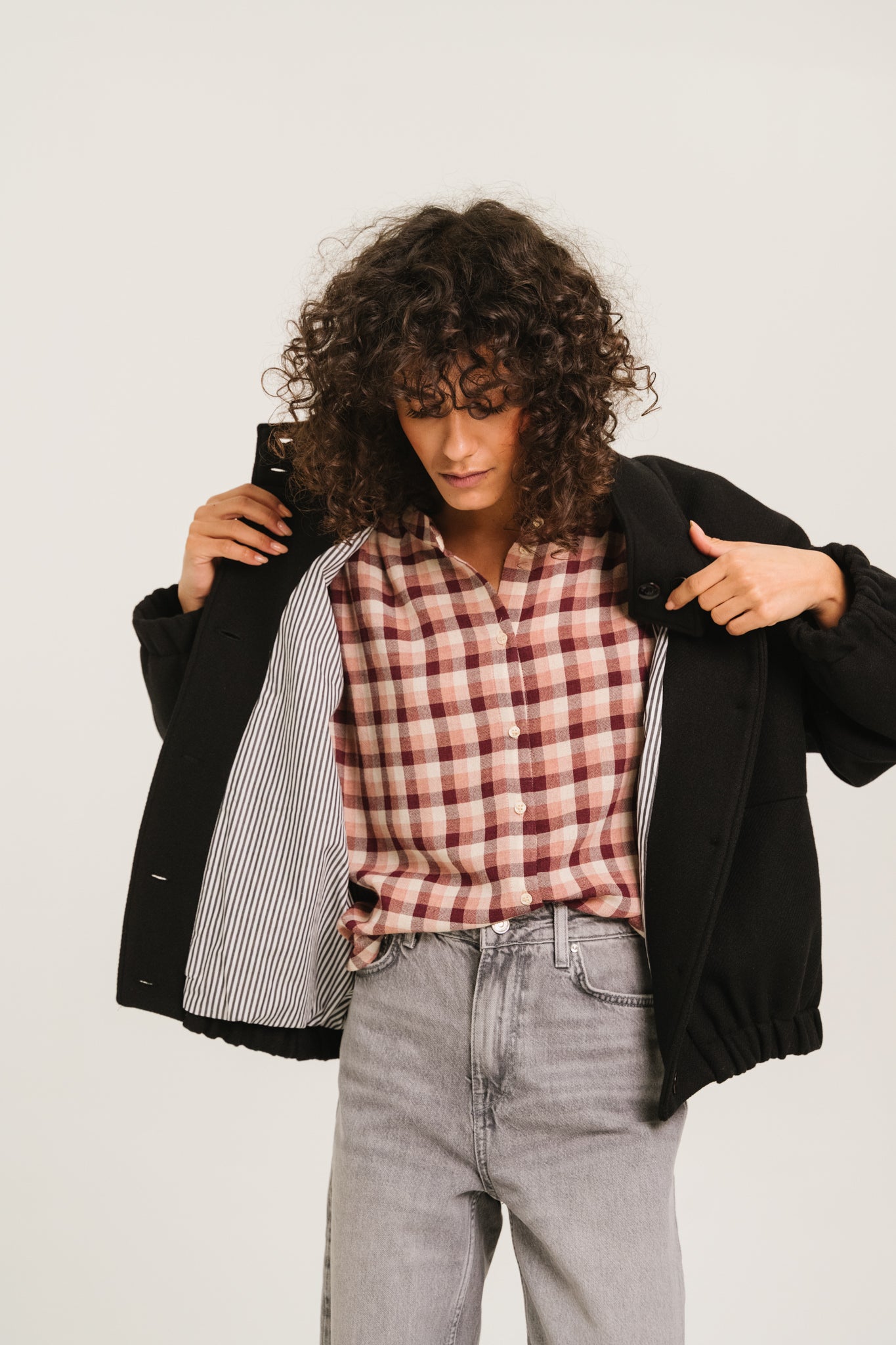 BLOUSON LISE - BLACK