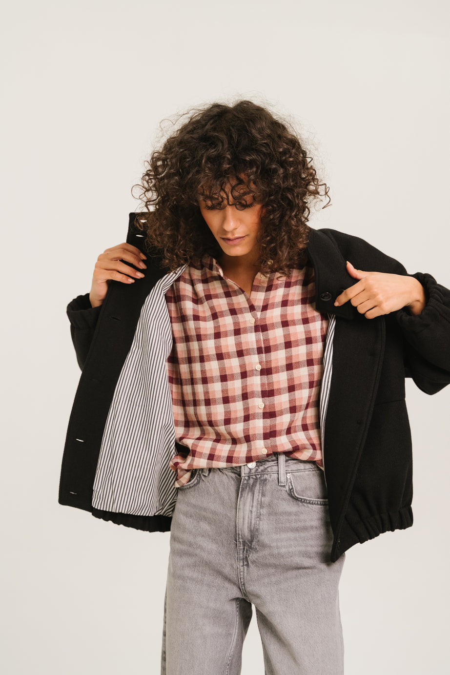 BLOUSON LISE - BLACK