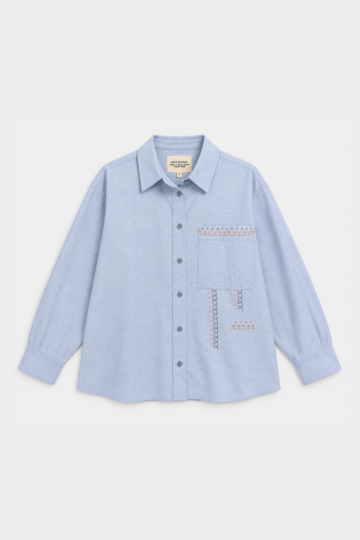 SHIRT BAYLIE - SKY