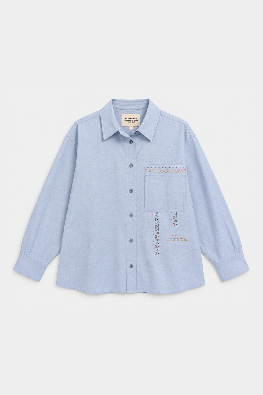 CHEMISE BAYLIE - SKY